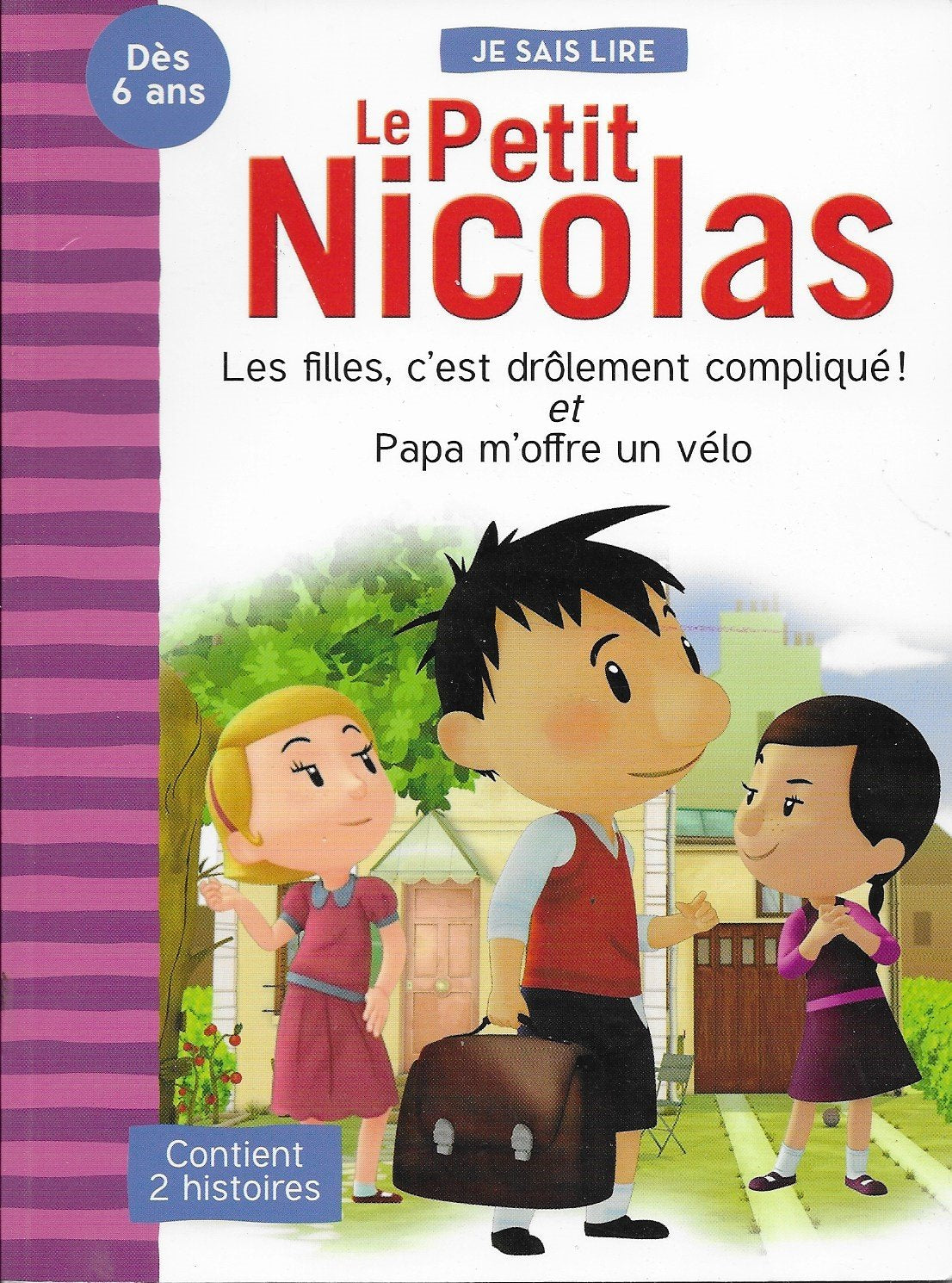 LE PETIT NICOLAS 2 histoires : les filles, c'est drôlement compliqué! et papa m'offre un vélo 9782298078220