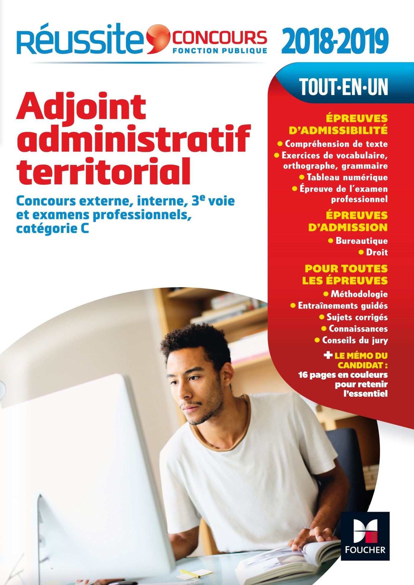 Adjoint administratif territorial: Concours externe, interne et examens professionnels Catégorie C 9782216145058