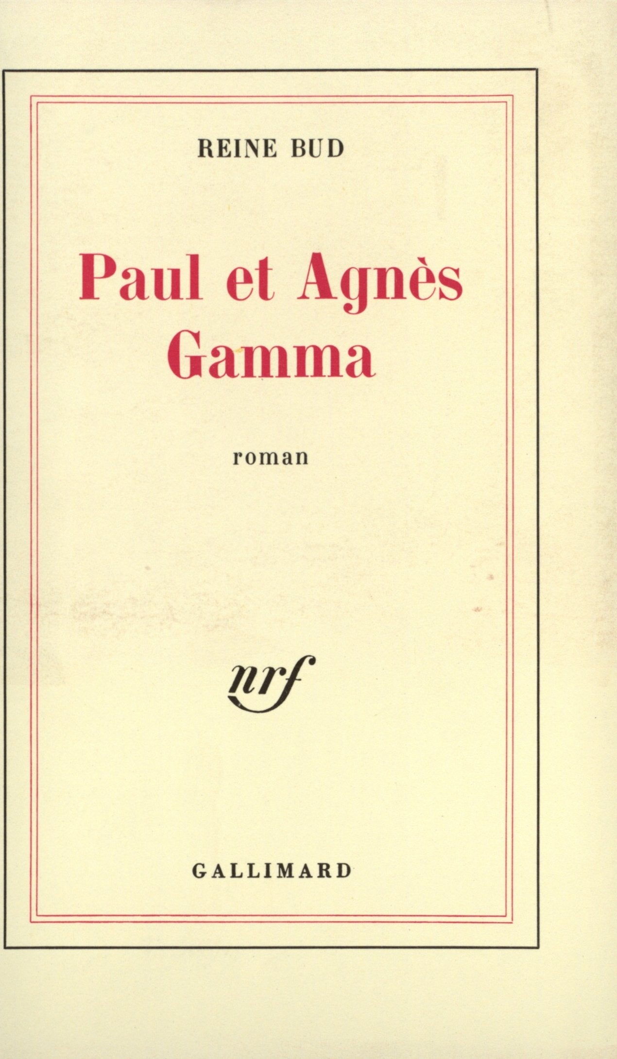 Paul et Agnès Gamma 9782070299201