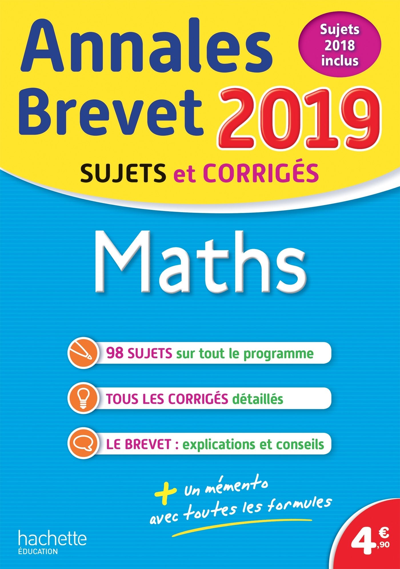 Mathématiques 3e: Sujets et corrigés 9782017016038