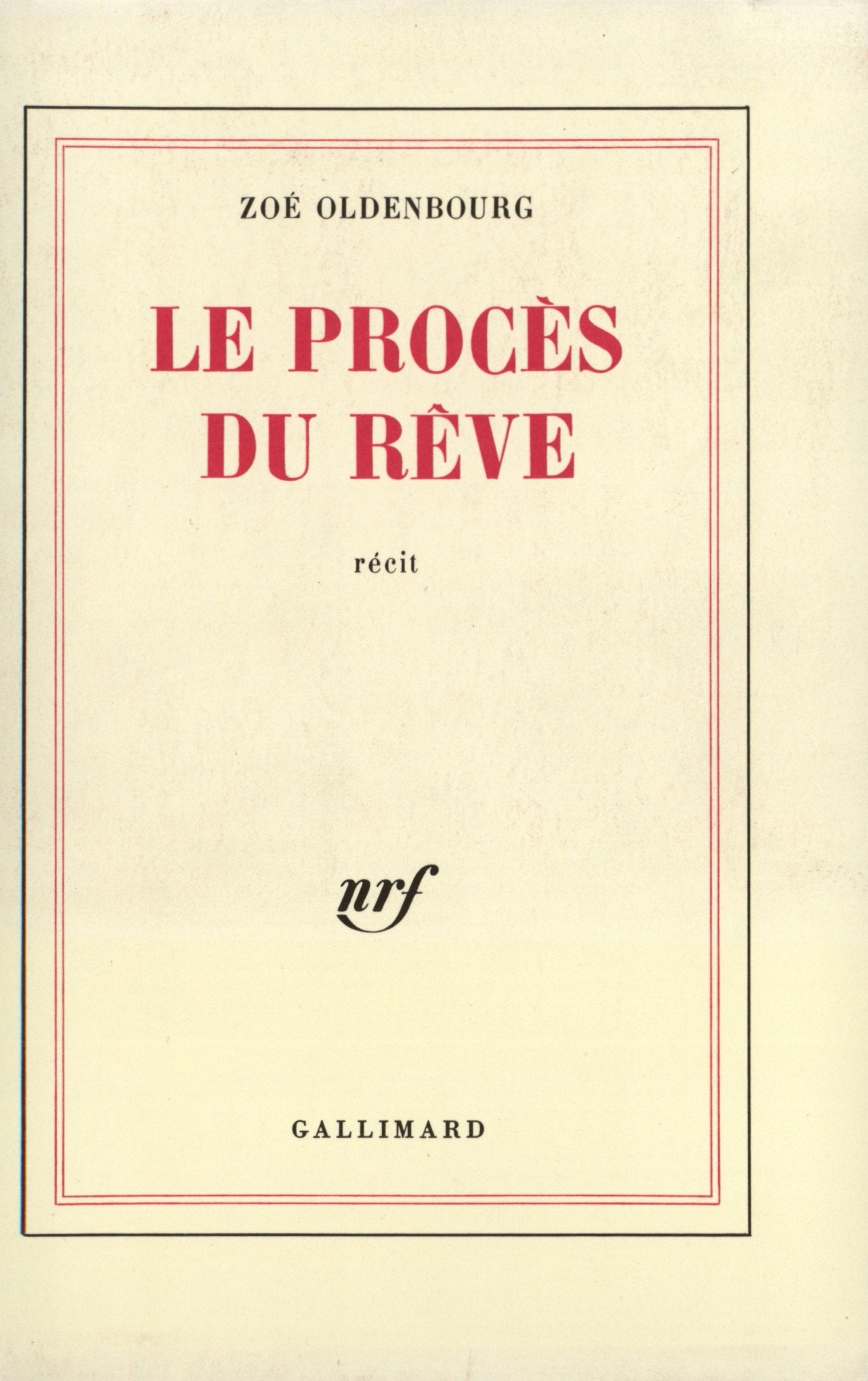 Le procès du rêve 9782070209644