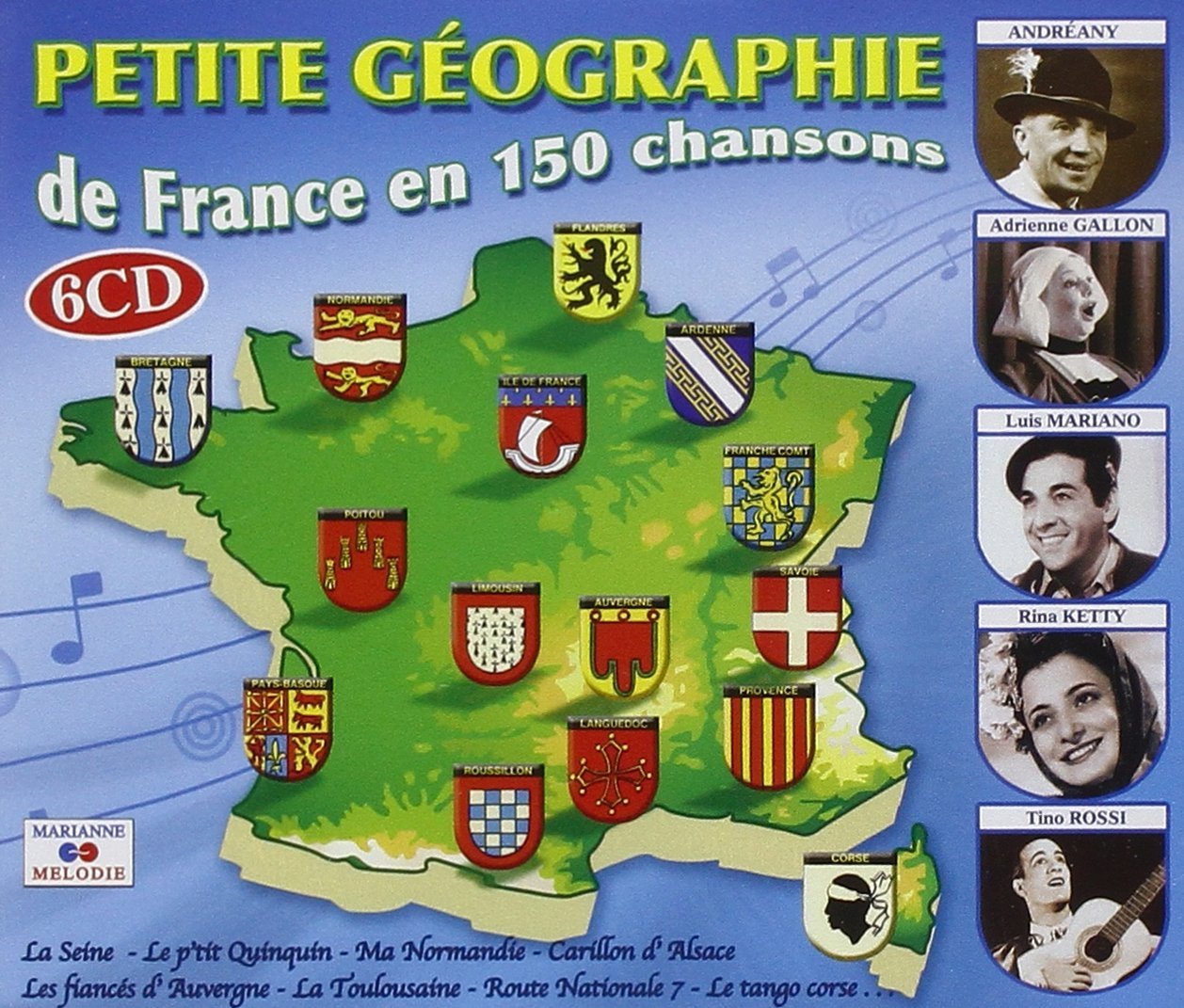 Petite Géographie : De France en 150 Chansons 3220017517149