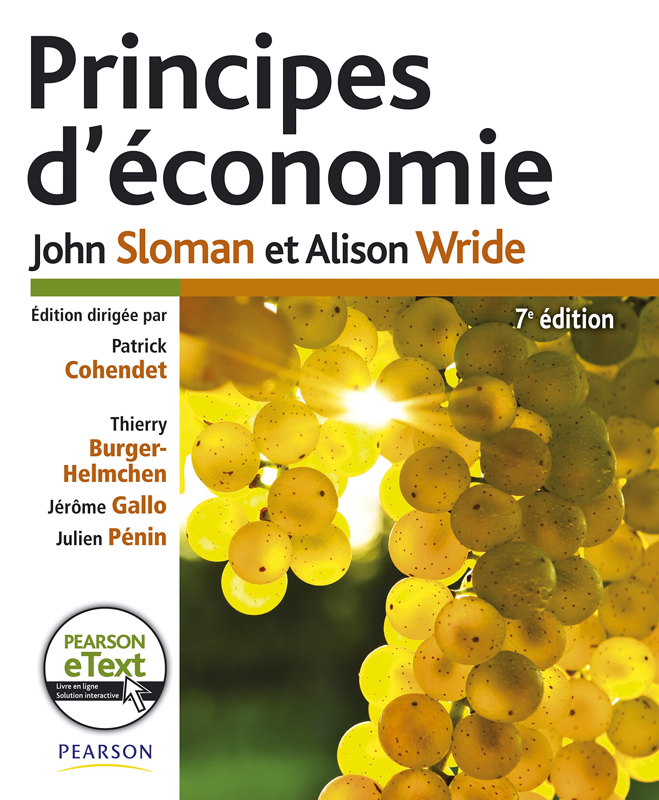 Principes d'économie 7e Ed. + eText 9782744074714