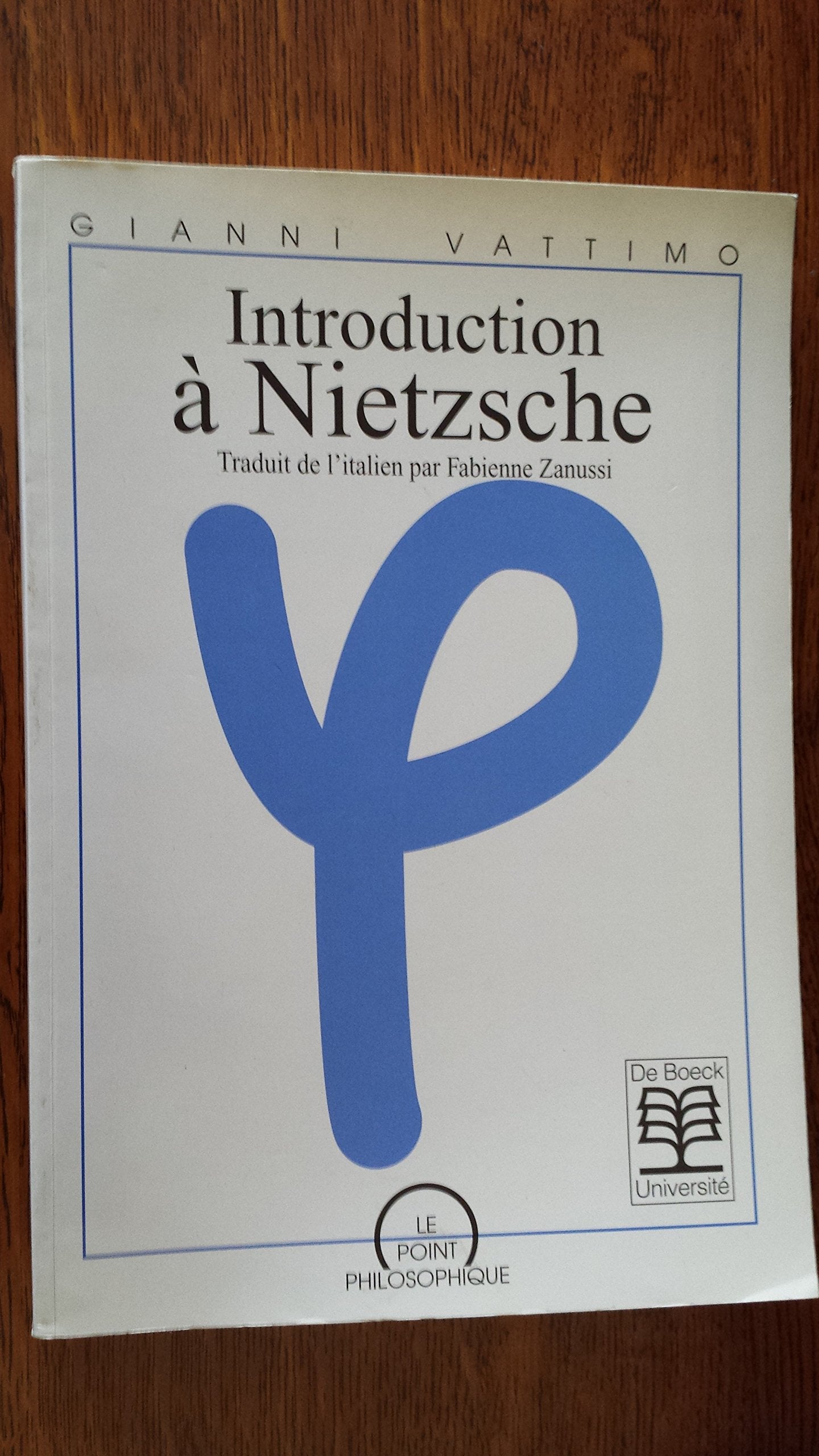 Introduction à Nietzsche 9782804114824