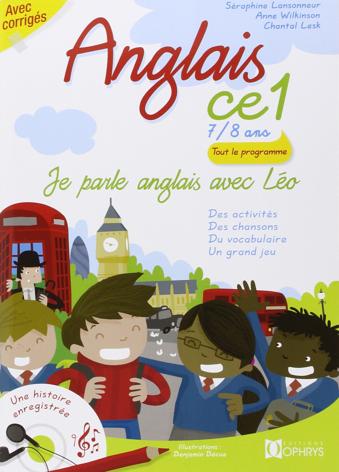 Je parle anglais avec Léo, Anglais CE1 7/8 ans 9782708012028