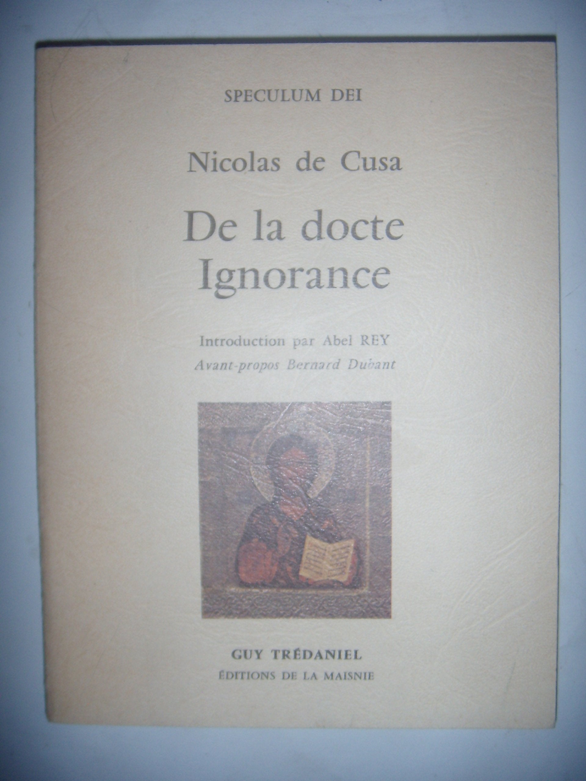 De la docte ignorance 9782857070368