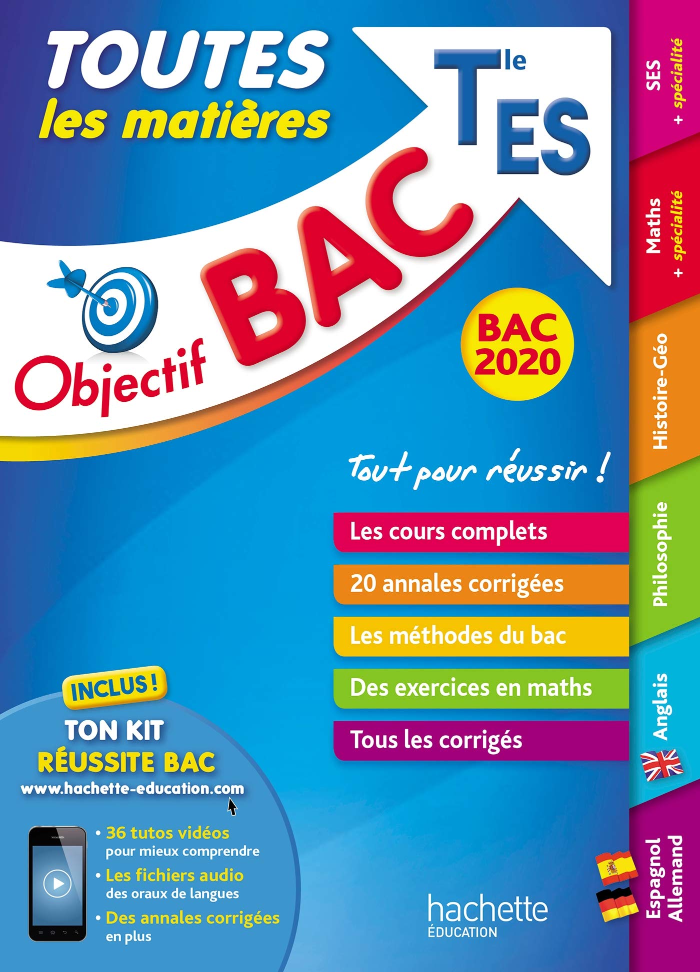 Objectif Bac 2020 Toutes Les Matieres Term ES 9782017082323