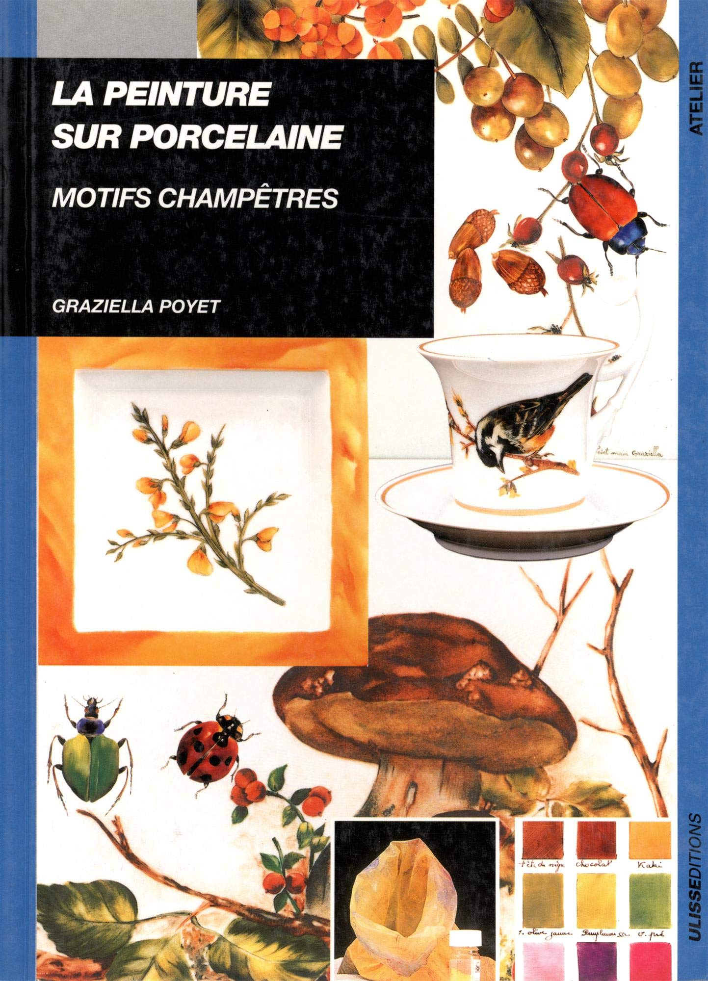 La Peintre sur porcelaine : Motifs champêtres 9782844150516