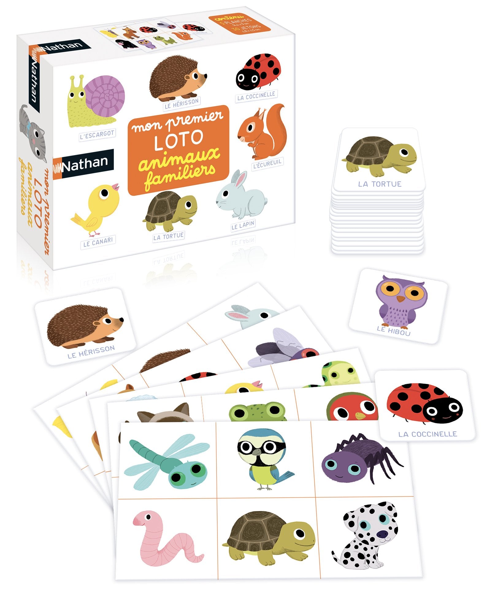 Nathan - Mon Premier Loto Animaux Familiers - Découvrir et Nommer - Jeu Educatif - A Jouer Seul ou en Famille - Pour Enfants dès 2 ans 8410446311516