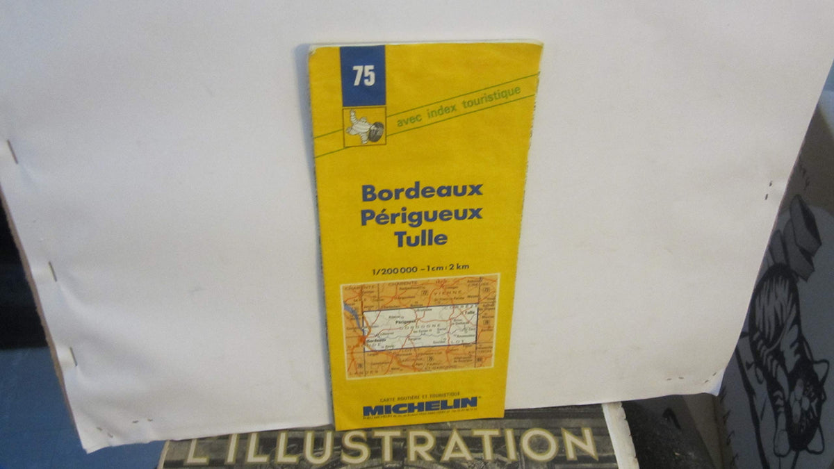 Carte routière : Bordeaux - Périgueux - Tulle, 75, 1/200000 9782067000759