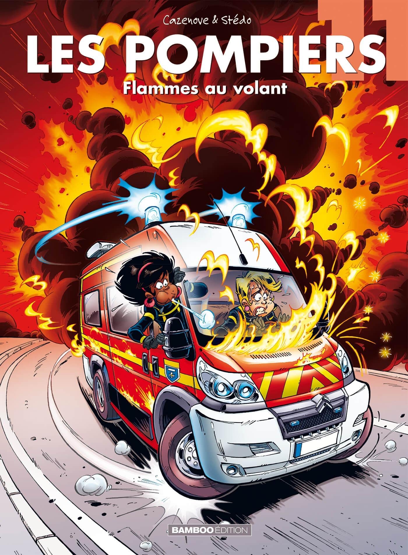 Les Pompiers - tome 11: Flammes au volant 9782818907085