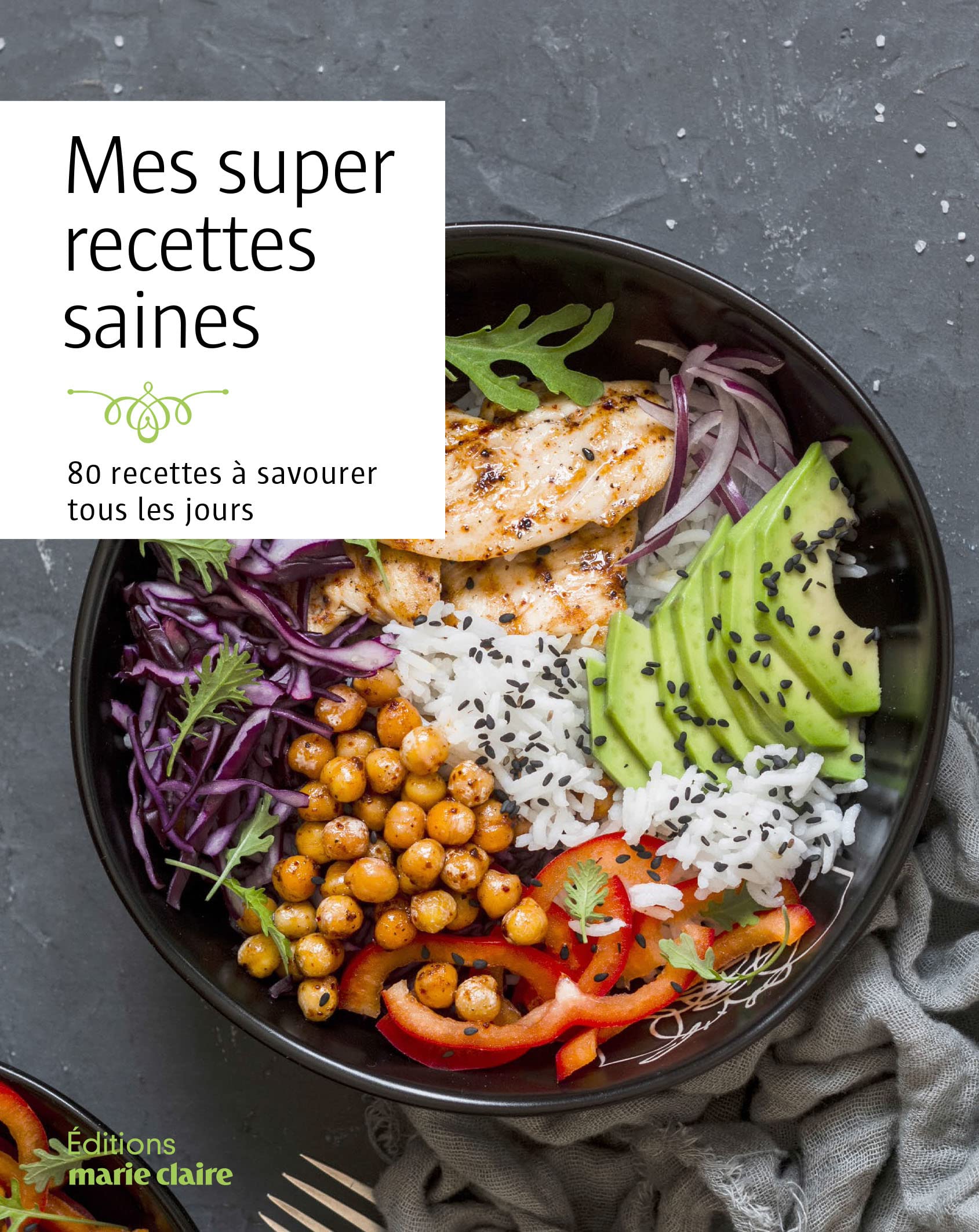 Repas sains: 80 recettes bien-être 9791032304488