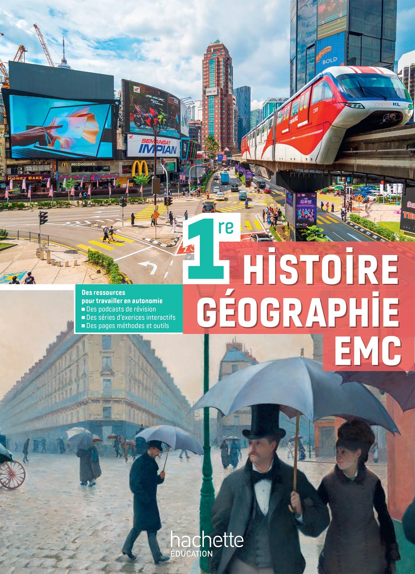 Histoire-Géographie EMC/1ère - Livre élève - Ed. 2025 9782017257196