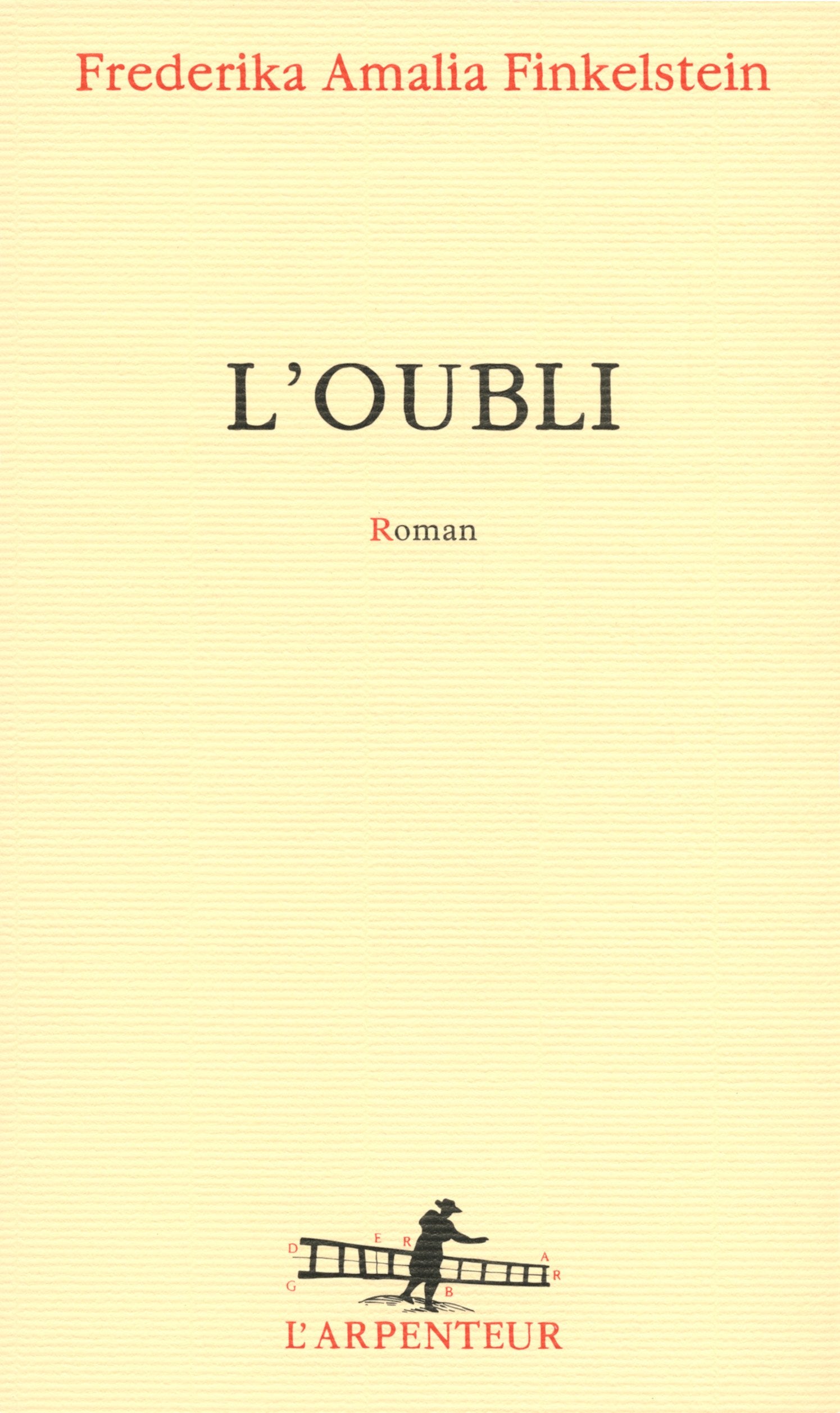L'oubli 9782070146505