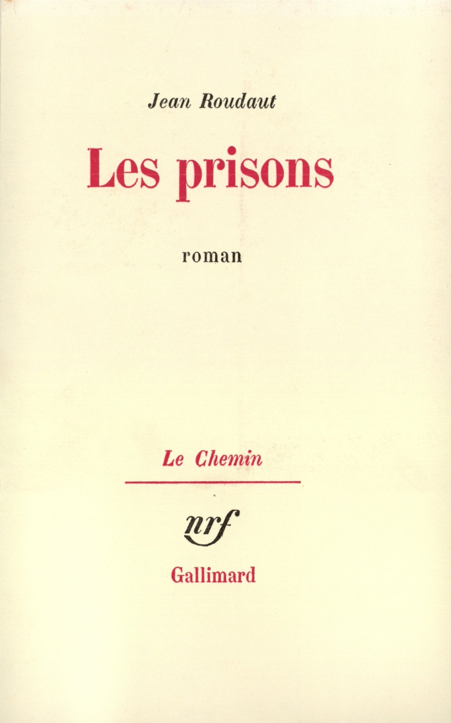 Les Prisons 9782070290772