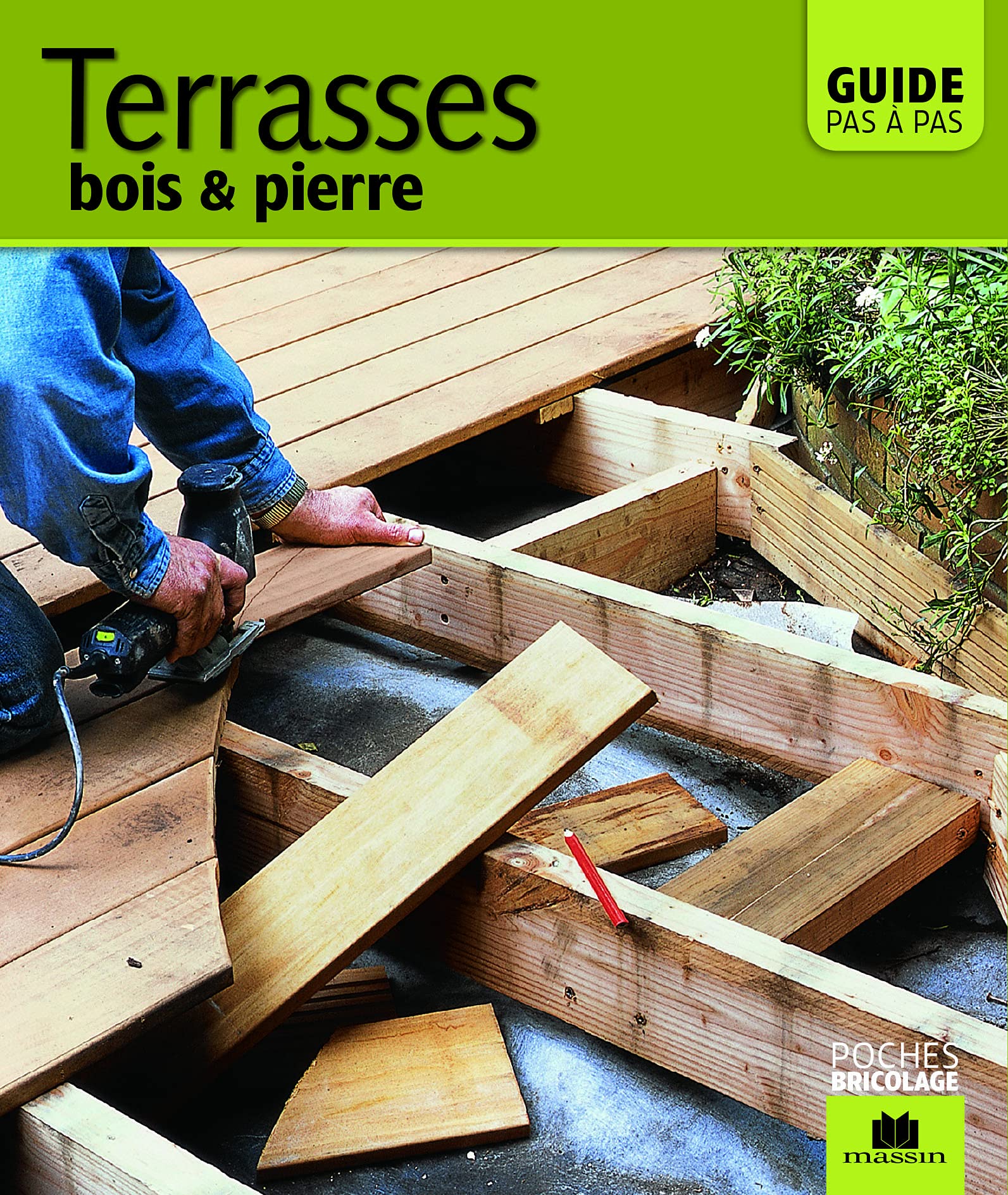 Terrasses en bois et pierre: bois et pierre 9782707207753