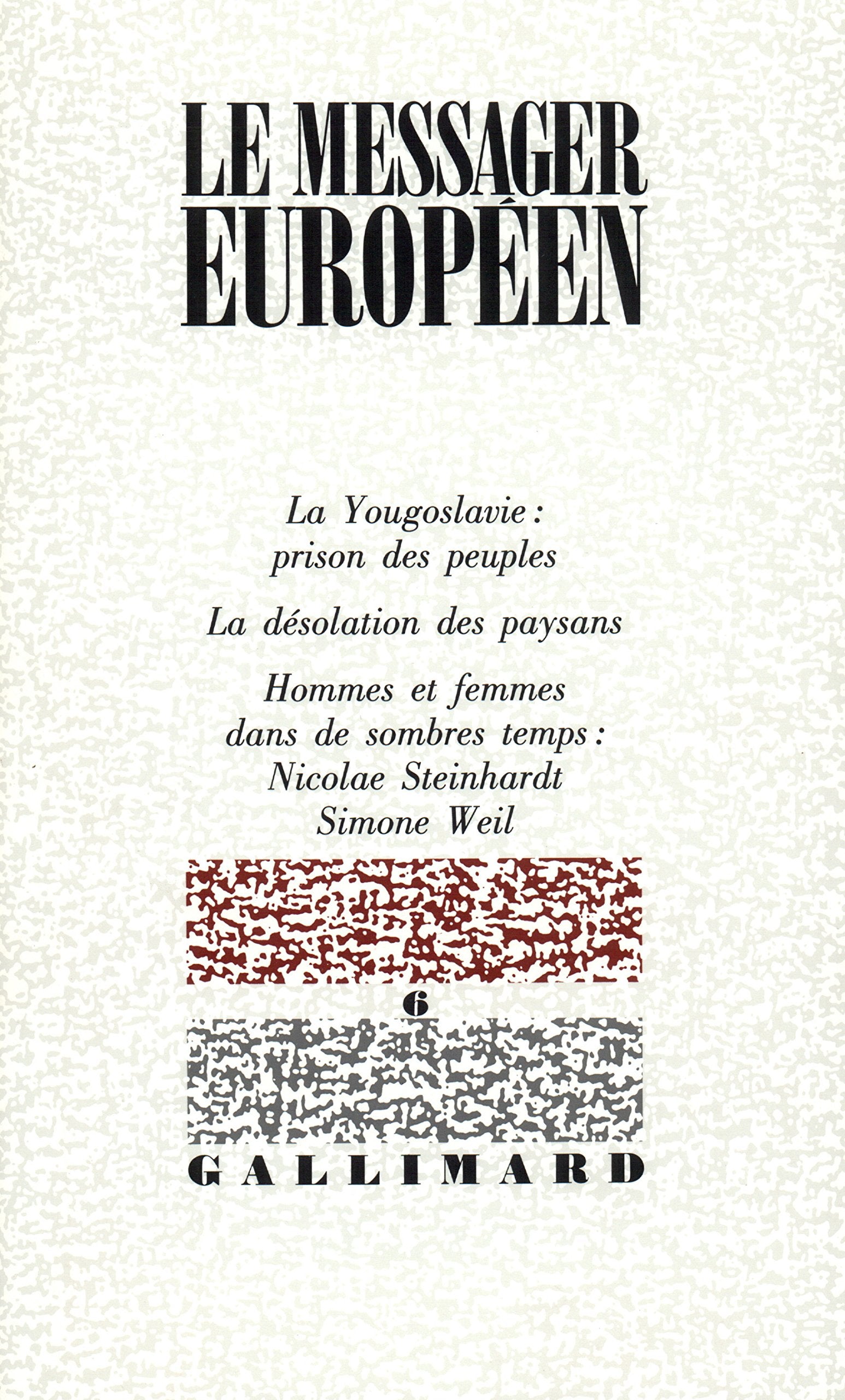 Le Messager européen 9782070728664