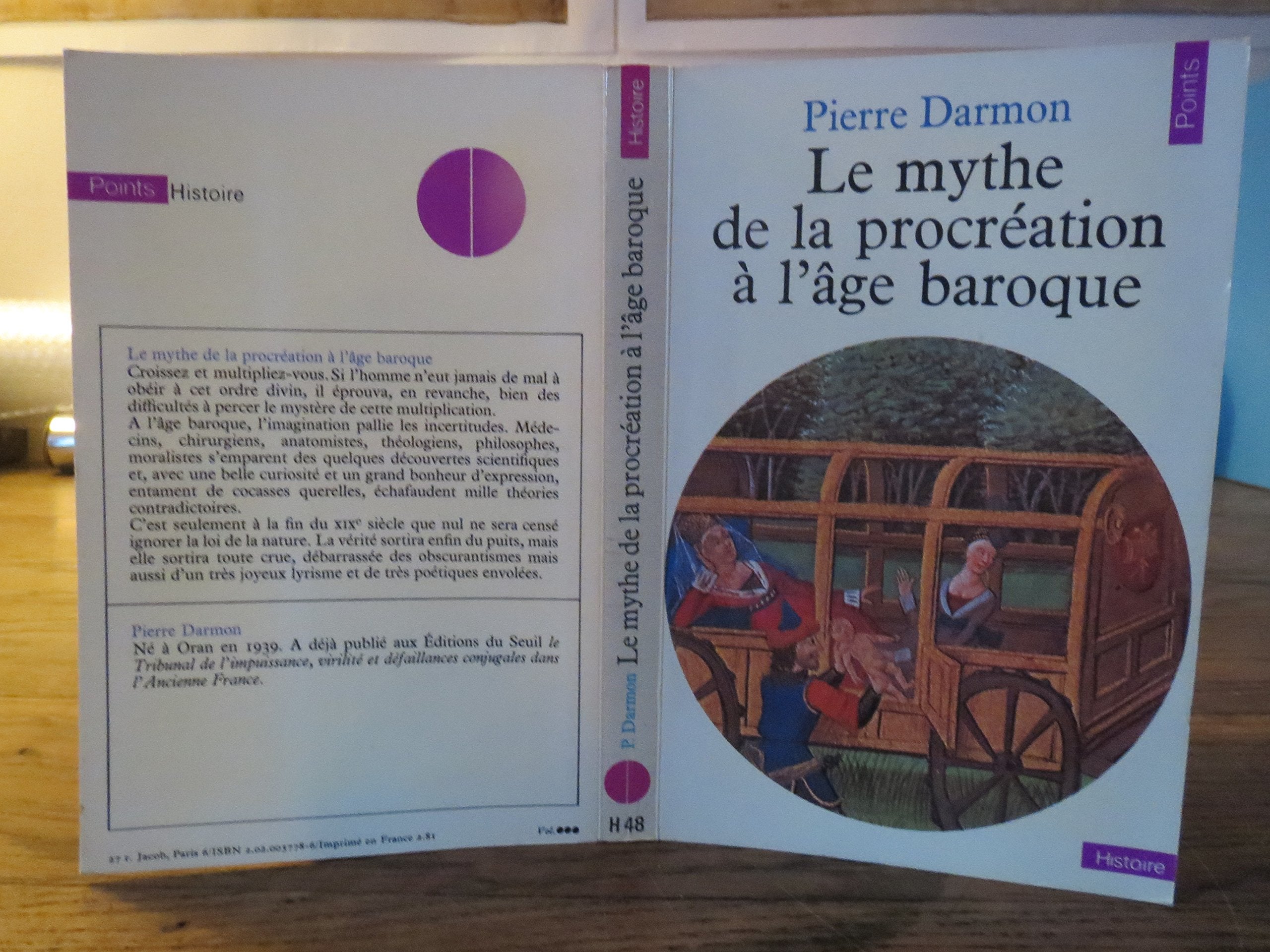 Le mythe de la procréation à l'âge baroque 9782020057783