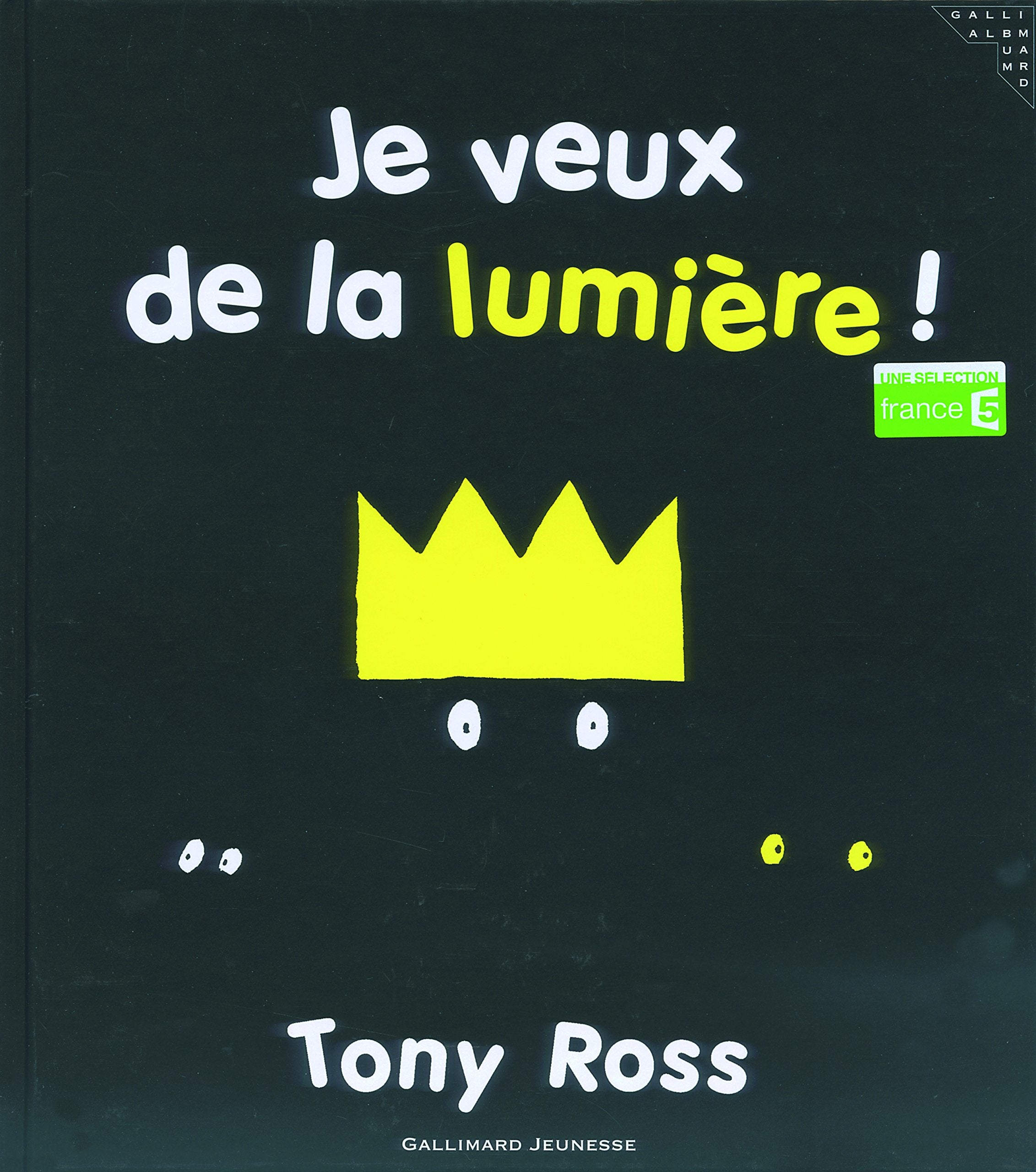 JE VEUX DE LA LUMIERE - A partir de 3 ans 9782070612055