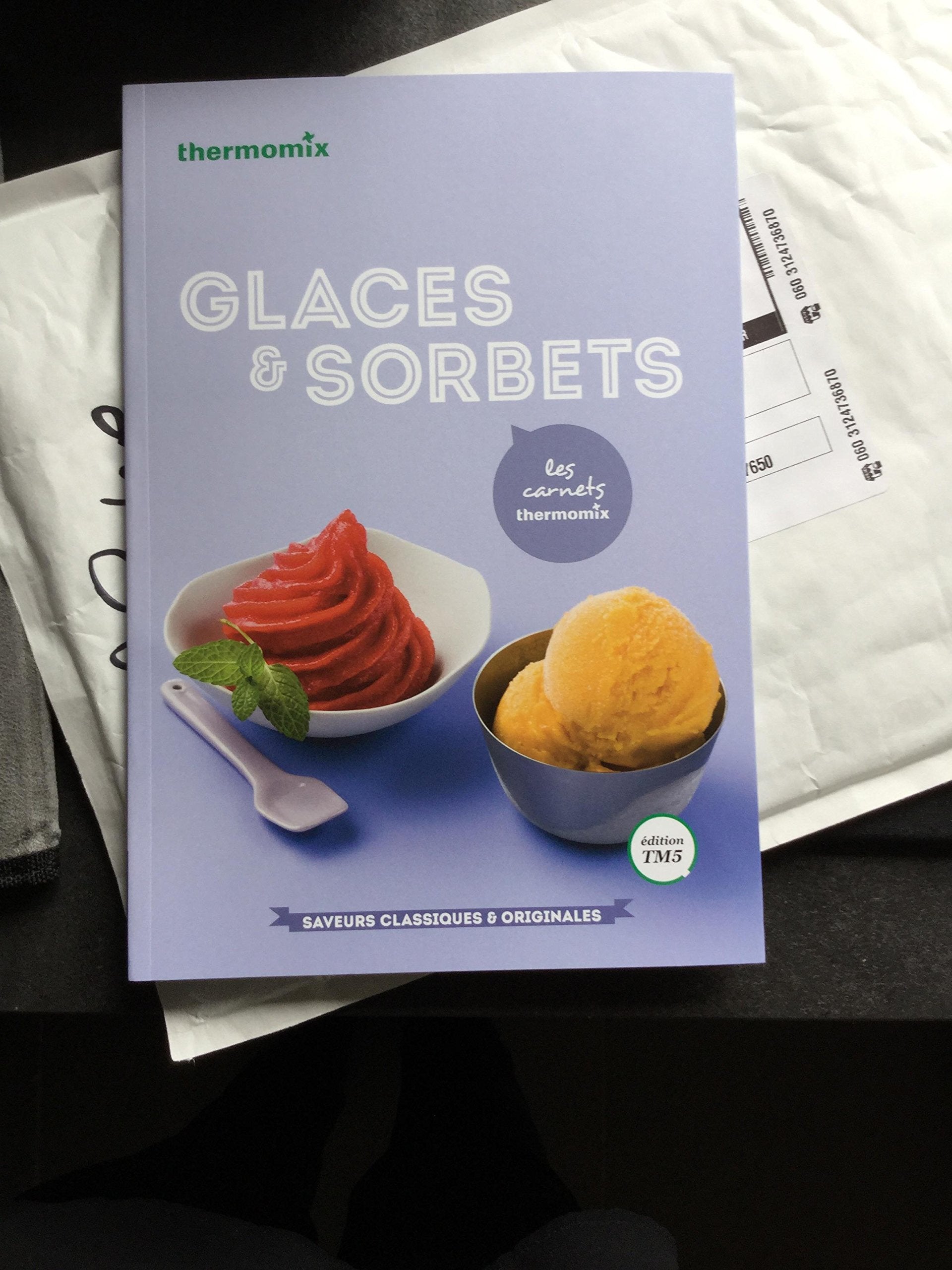Glaces et Sorbets Carnet Thermomix TM5 9782916912424