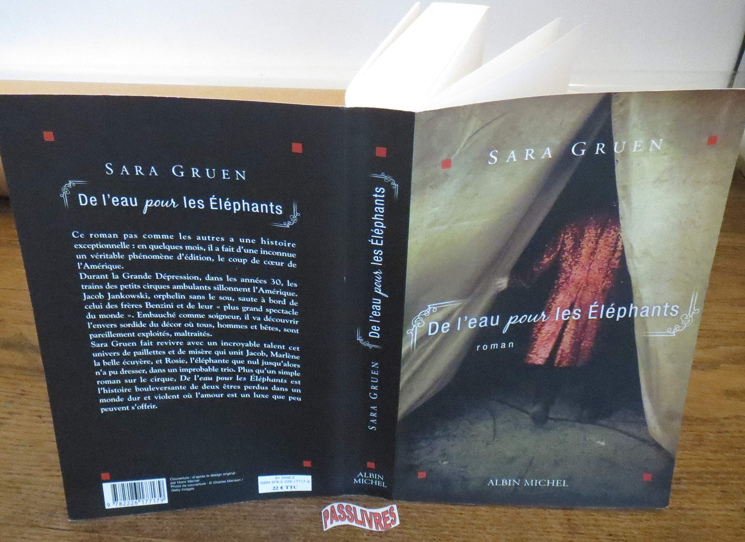 De l'eau pour les éléphants 9782226177179