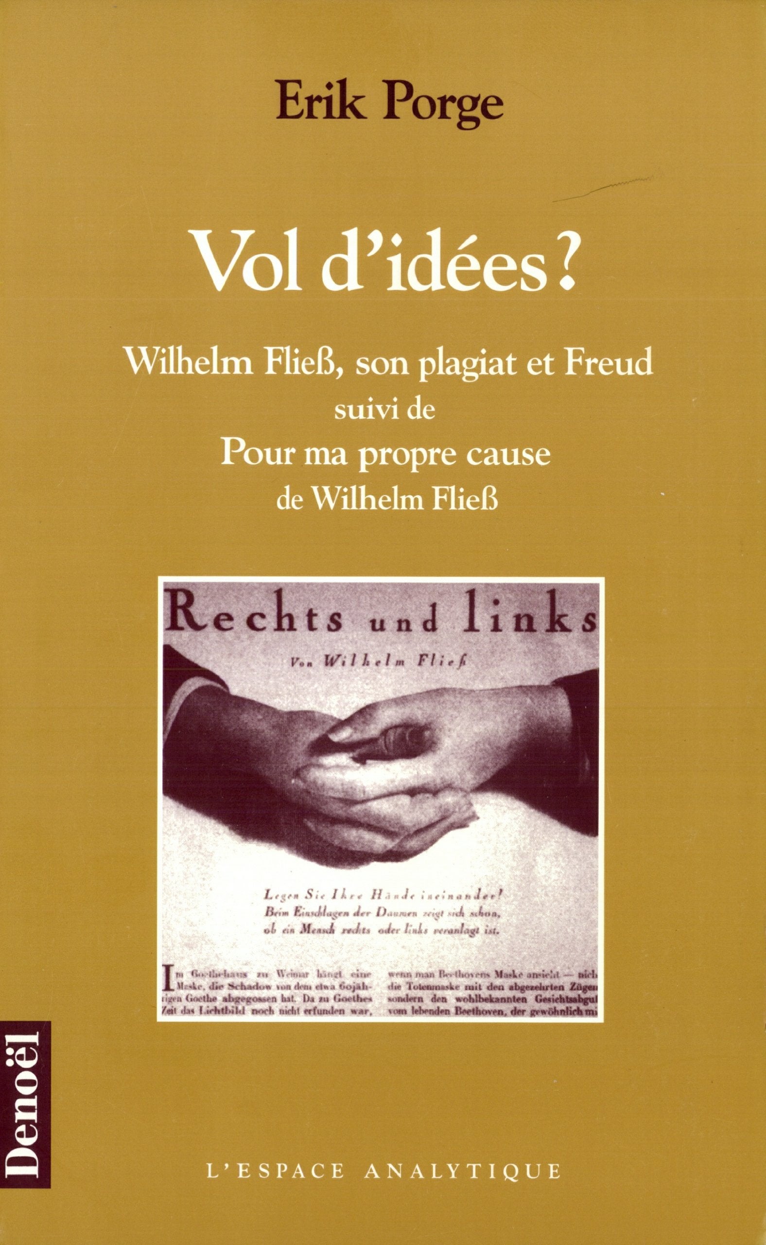 Vol d'idées ?: Wilhelm Fliess, son plagiat et Freud 9782207242827