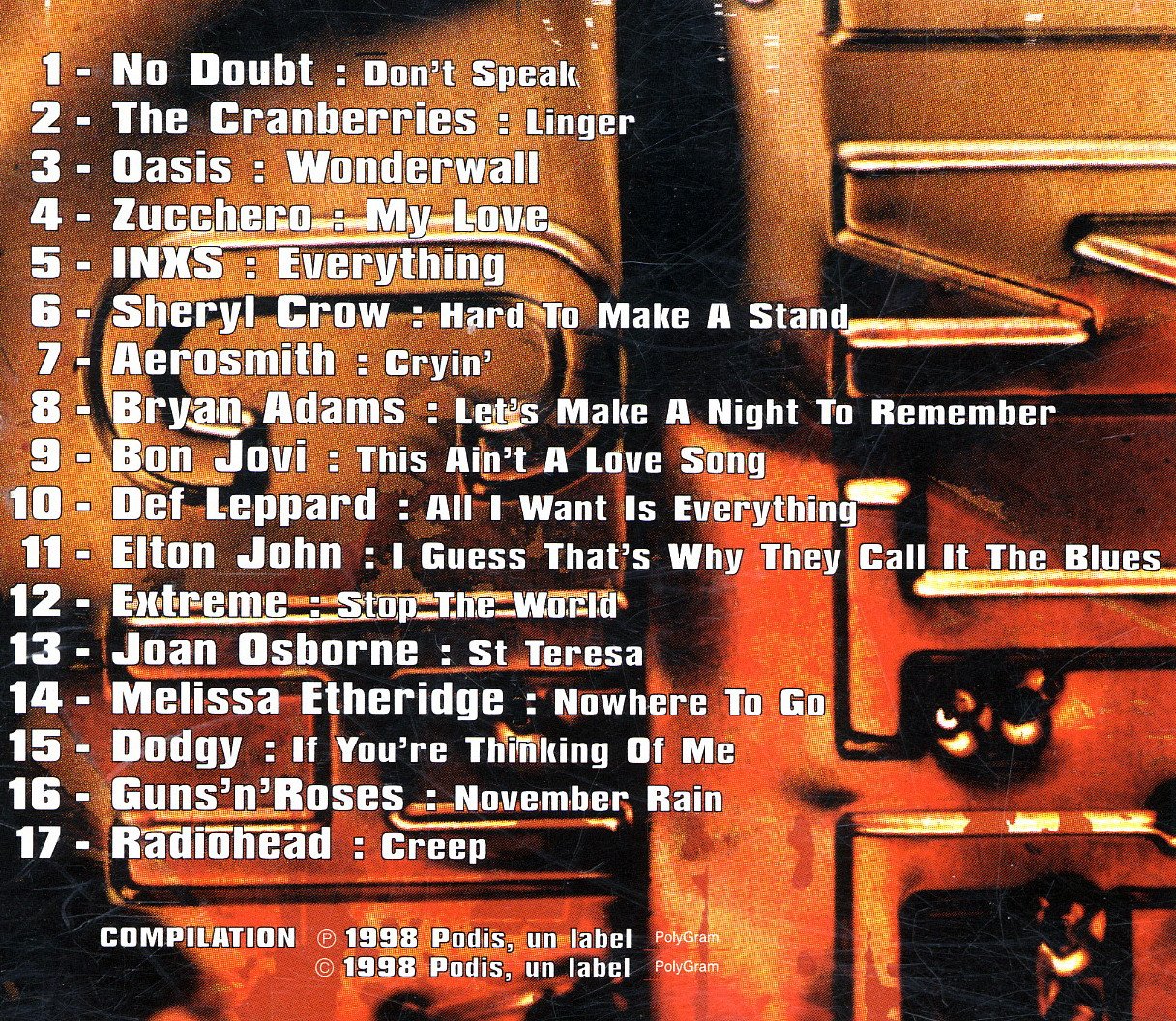 Rock Ballads Vol 2 0731455532425
