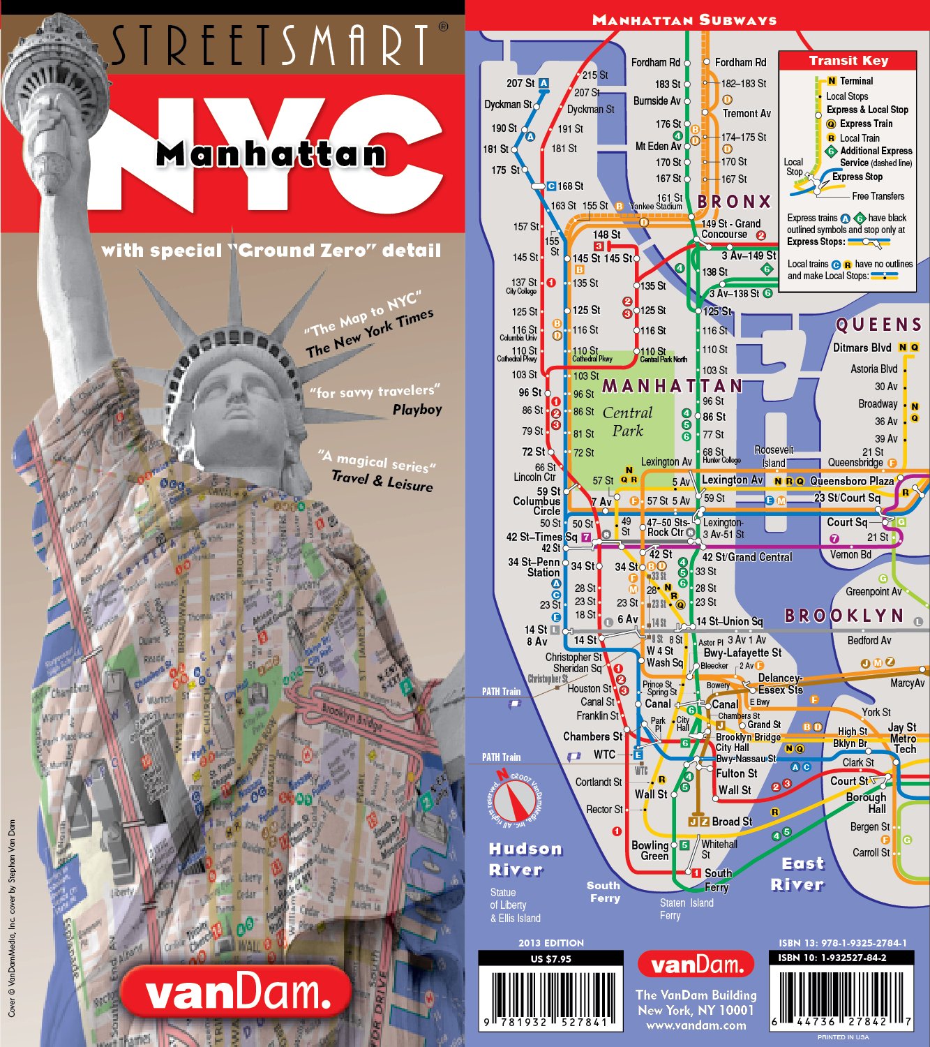 Streetsmart NYC Downtown Map by Vandam: Downtown Edition 9781932527841