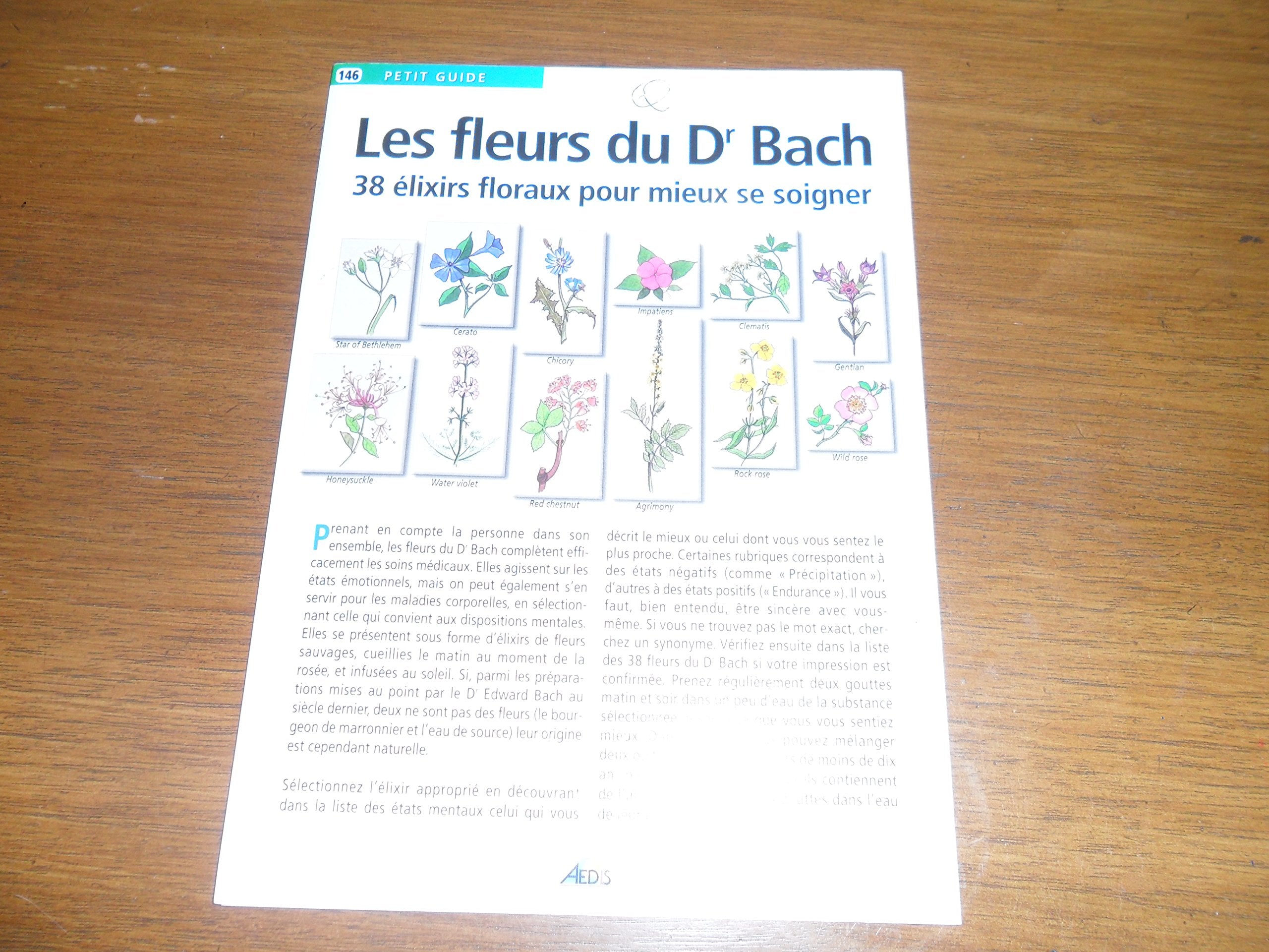 PG146 - Les fleurs du Dr Bach : 38 élixirs floraux mieux se soigner 9782842592264