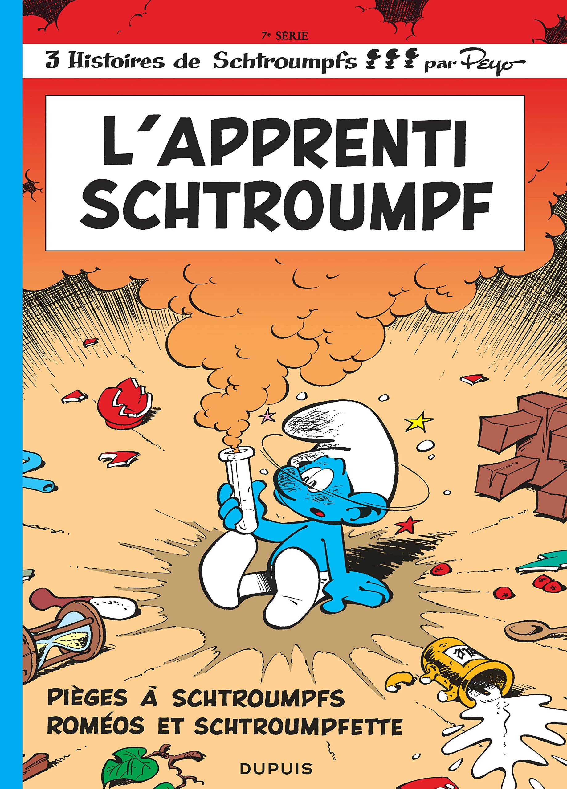 Les Schtroumpfs, tome 7 : L'Apprenti Schtroumpf - Pièges à Schtroumpfs - Roméos et Schtroumpfette 9782800101149