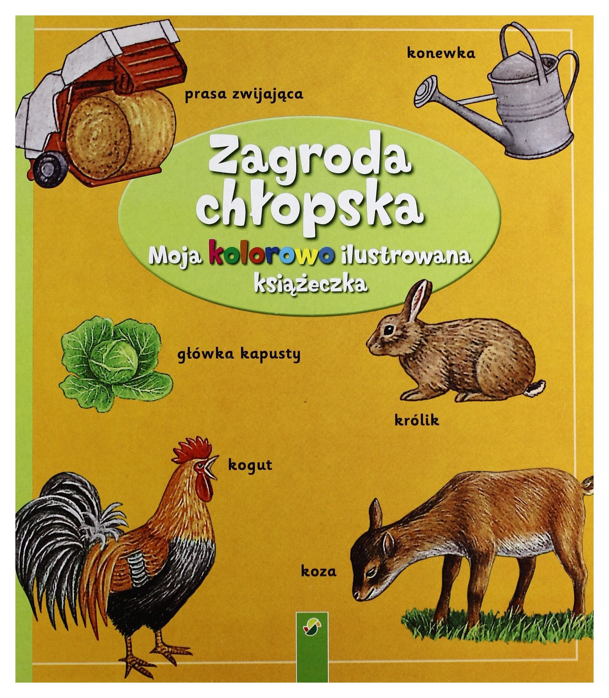 Moja Kolorowo Ilustrowana KsiąĹźeczka. Zagroda ChĹ opska - Praca Zbiorowa [KSIĄĹťKA] 4007148010232
