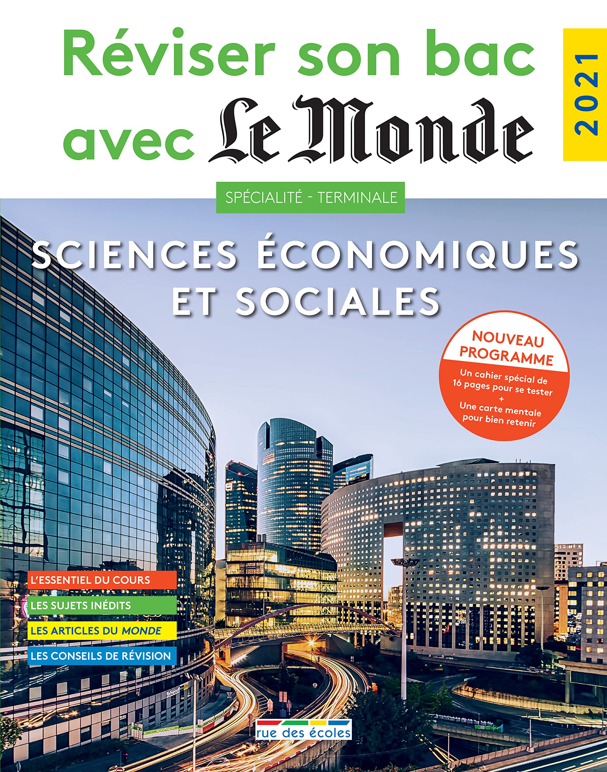 Réviser son bac avec Le Monde 2021 : Spécialité SES, Terminale, Nouveau programme 9782820811295