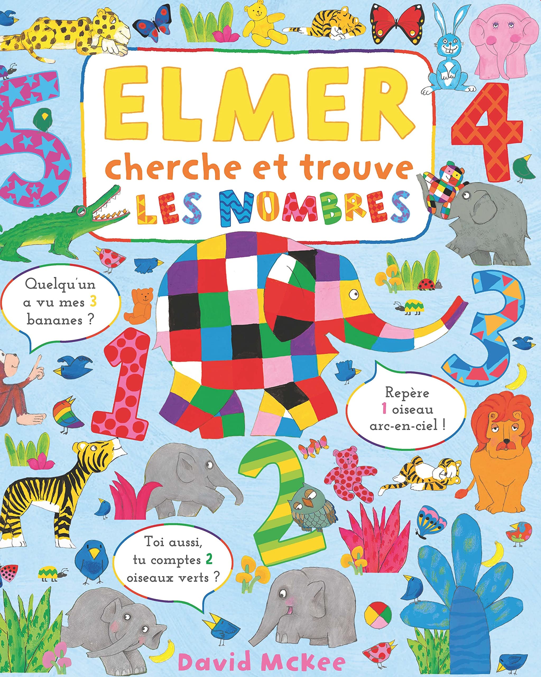 Elmer Cherche et trouve - Les nombres 9782378881917