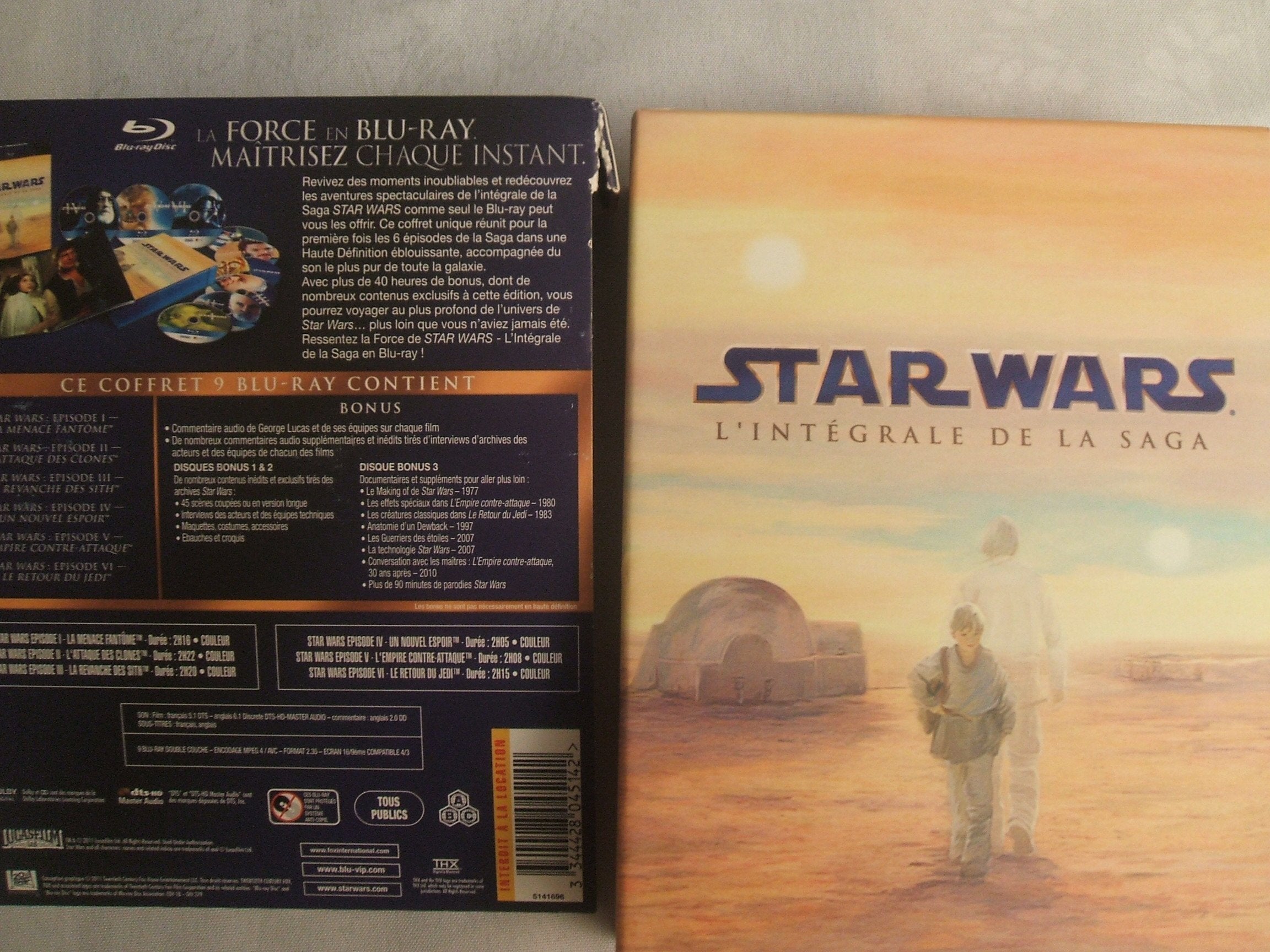 Star Wars - L'intégrale de la saga - Coffret Collector 9 Blu-ray 3344428045142
