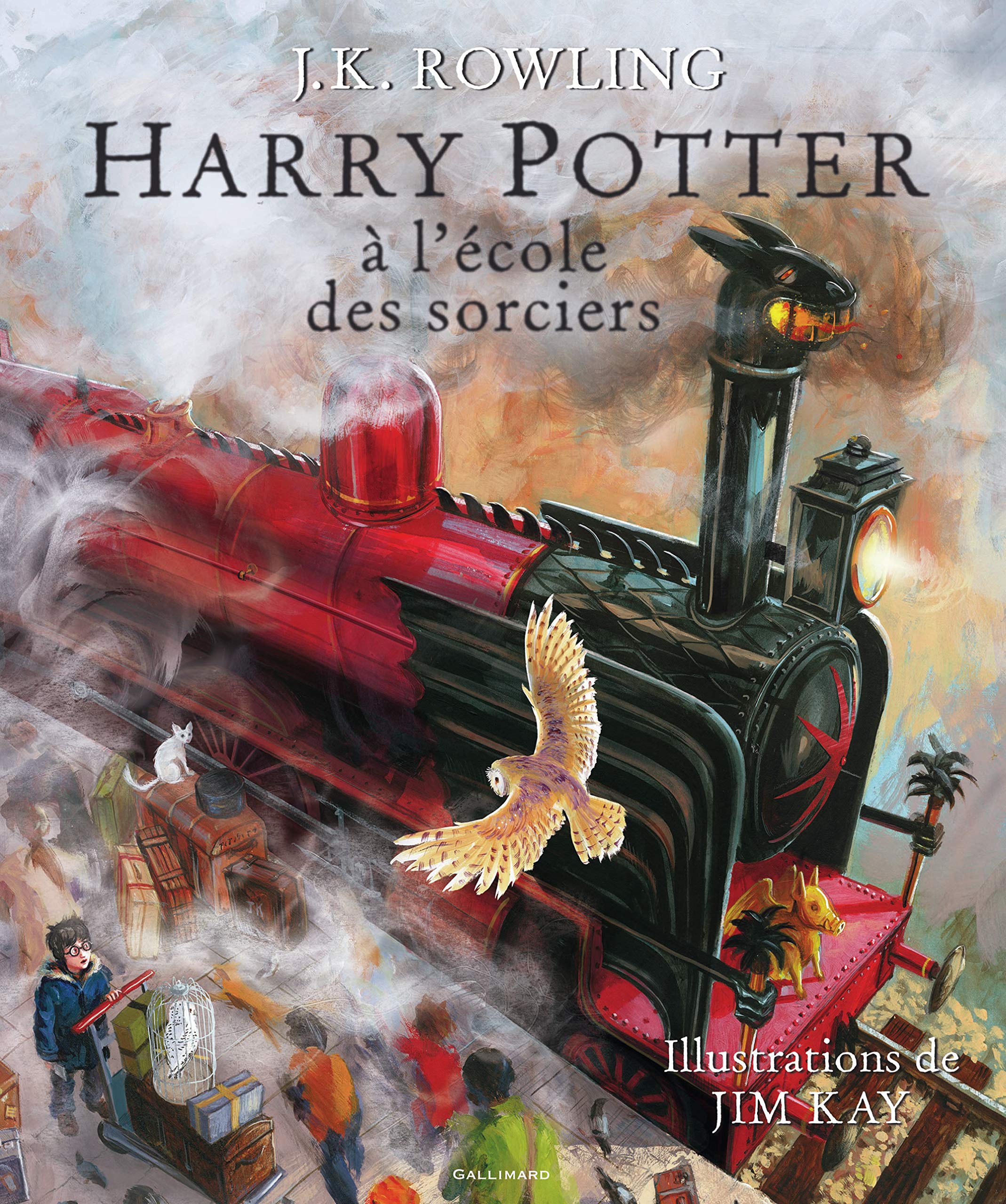 HARRY POTTER A L'ECOLE DES SORCIERS - VERSION ILLUSTREE PAR JIM KAY 9782070669073