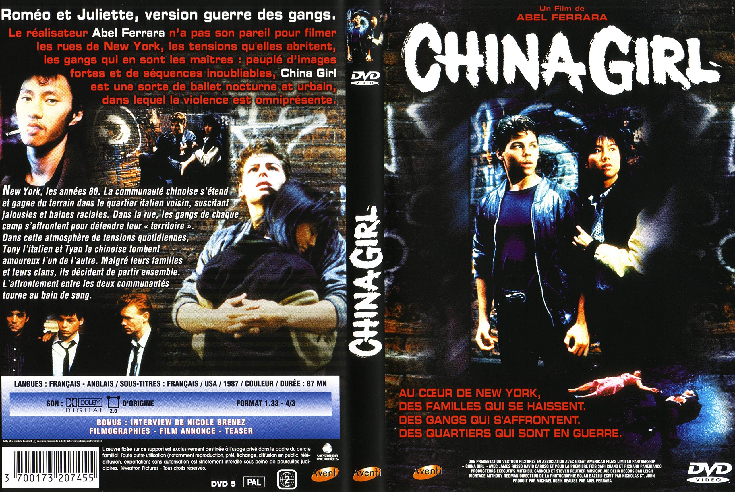 china girl (version Française) abel ferrara chinagirl 3530941018699