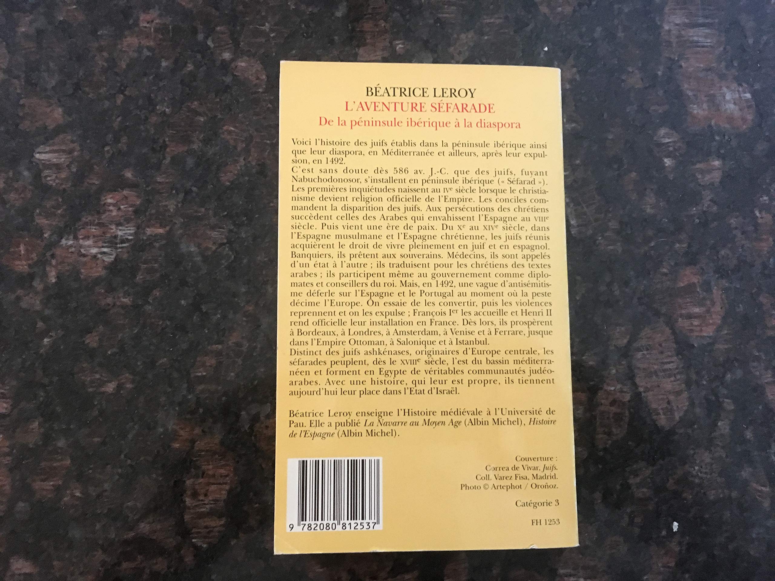 L'aventure séfarade 9782080812537