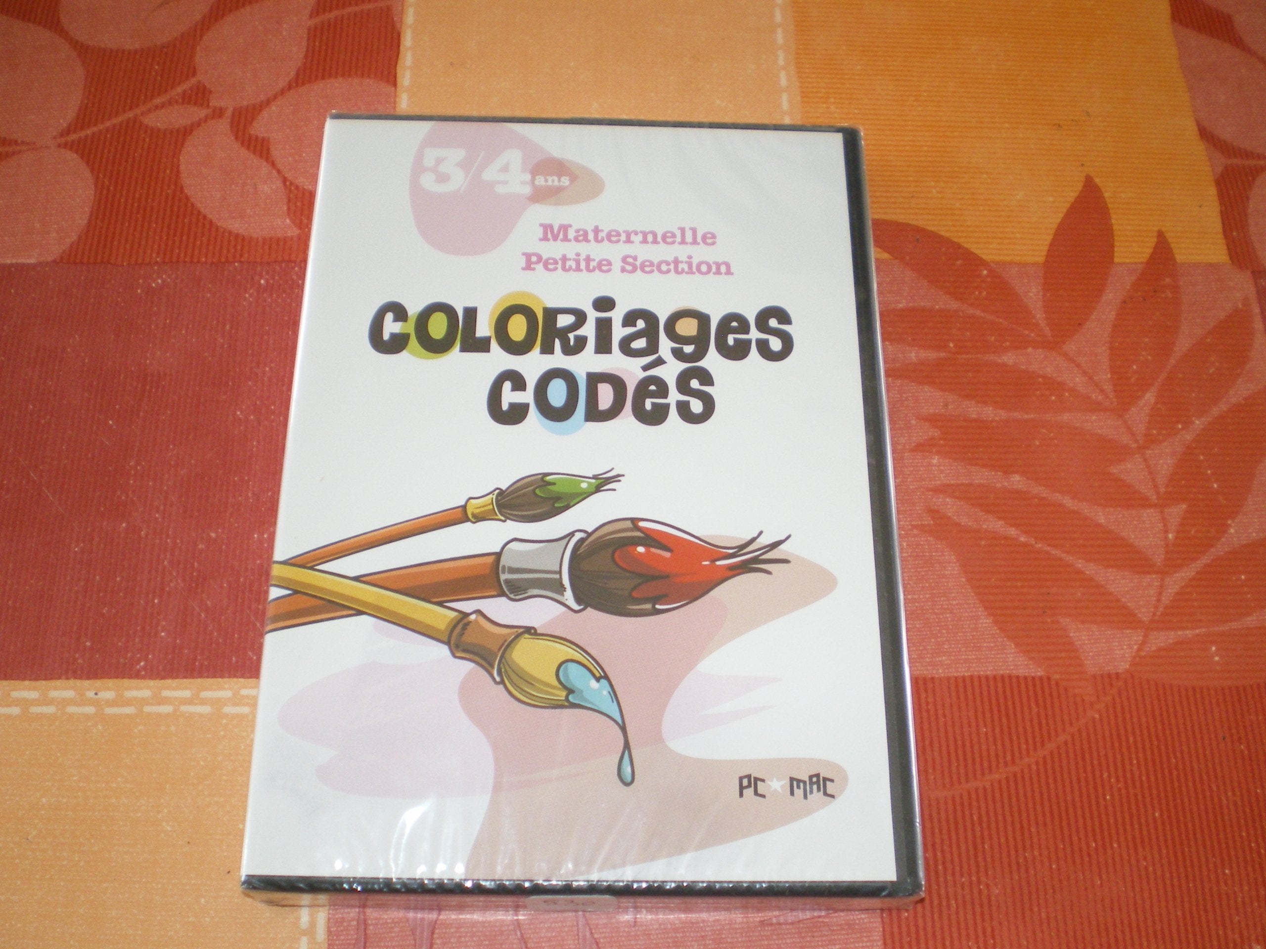 Coloriages codées - jeu PC ou mac (3- 4 ans: maternelle et petite section) 3700173215641