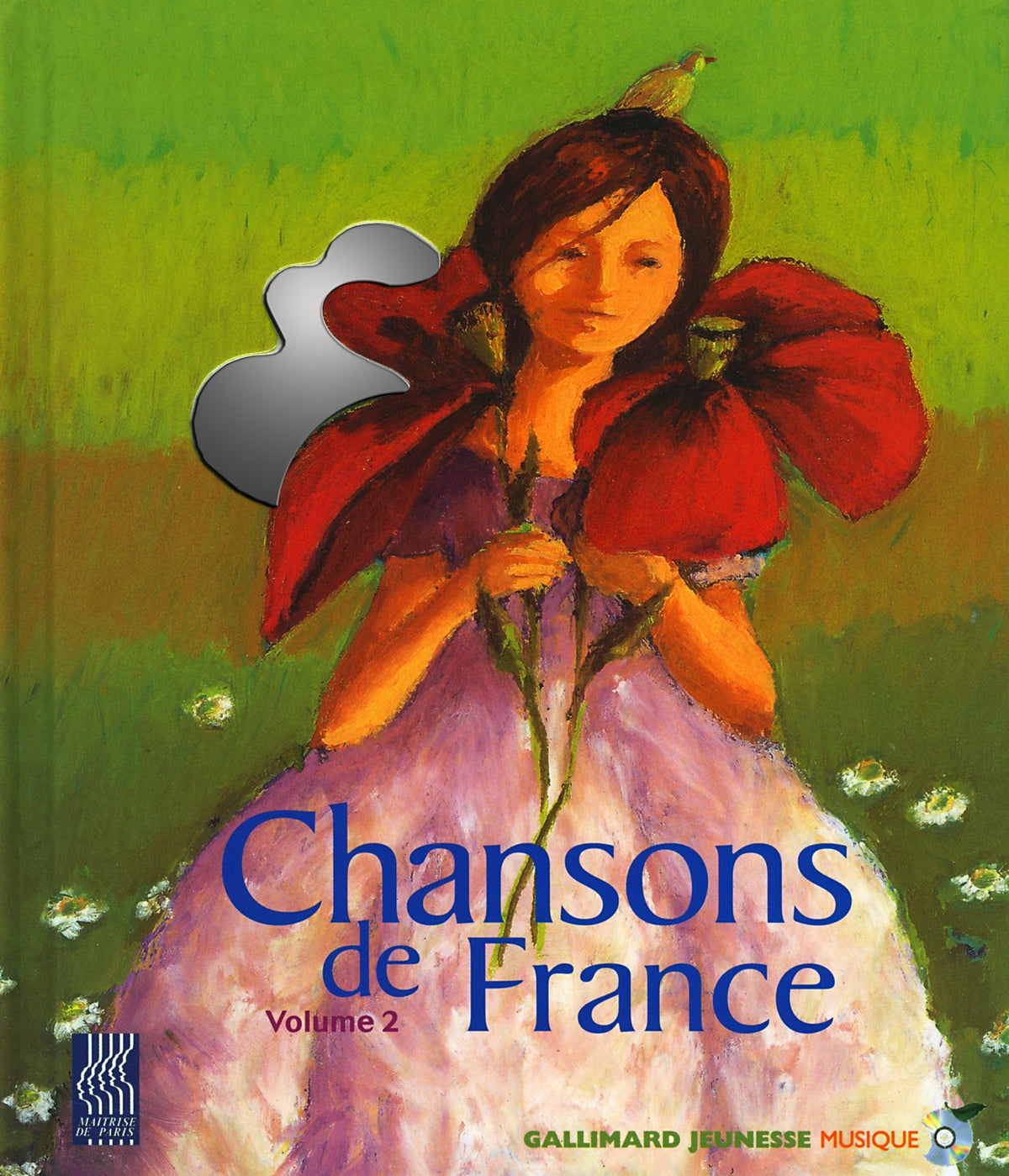 Chansons de France Volume 2 - Un livre + 2 CD audio - De 6 à 13 ans 9782070535507