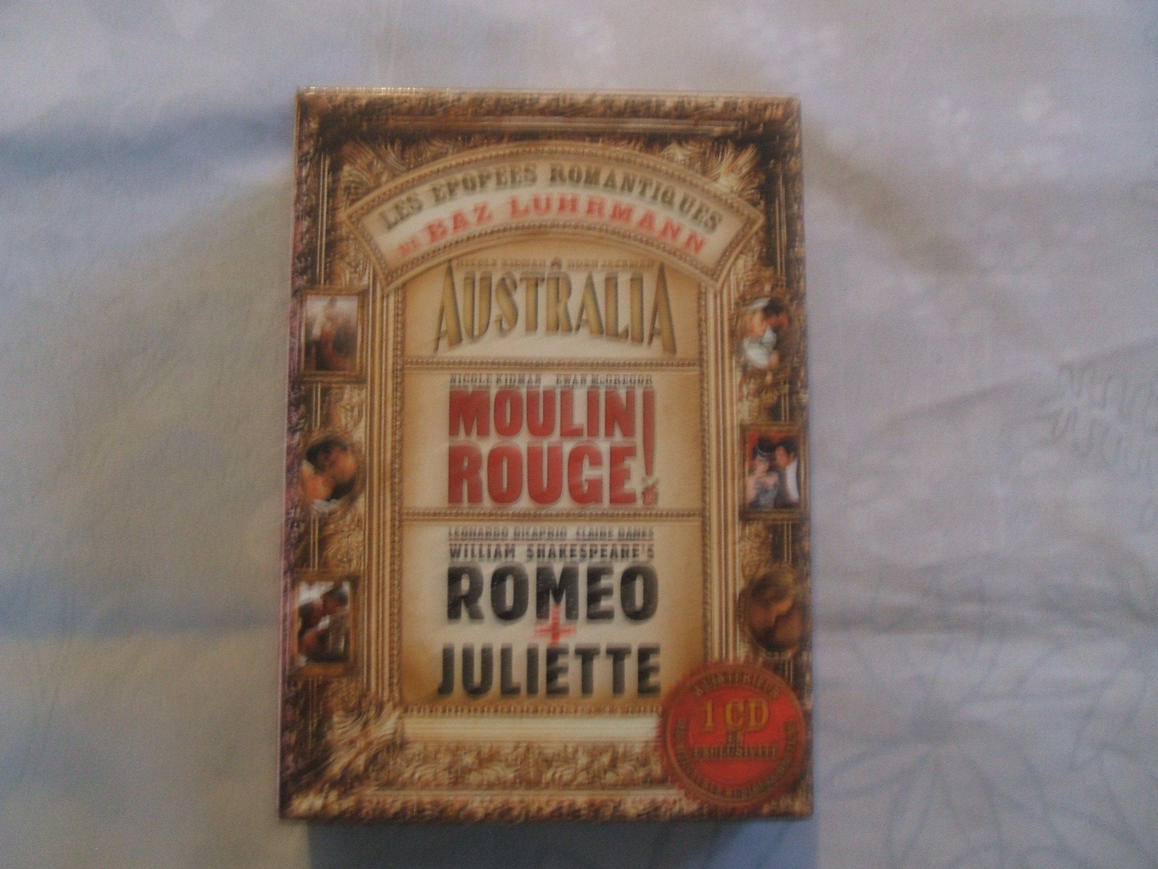 Coffret Baz Luhrmann "Epopées romantiques" : Australia - Moulin rouge - Romeo + Juliette 3344428041083