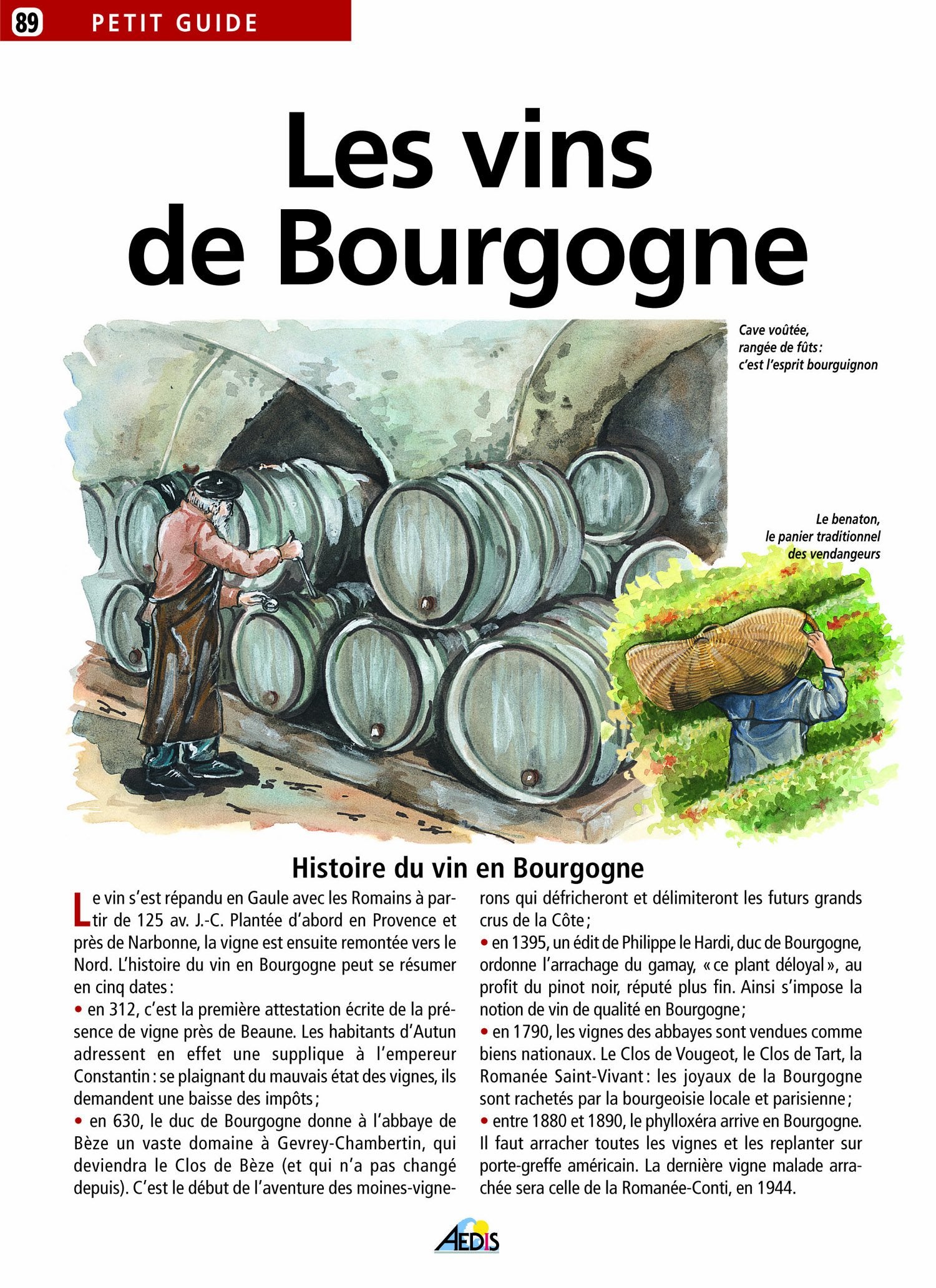 PG089 - Vins de bourgogne 9782842591229