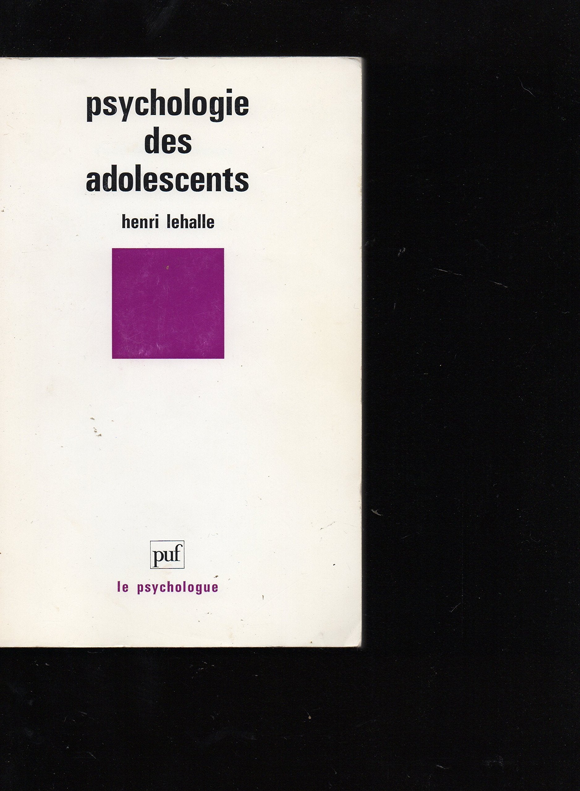 Psychologie des adolescents 9782130441809