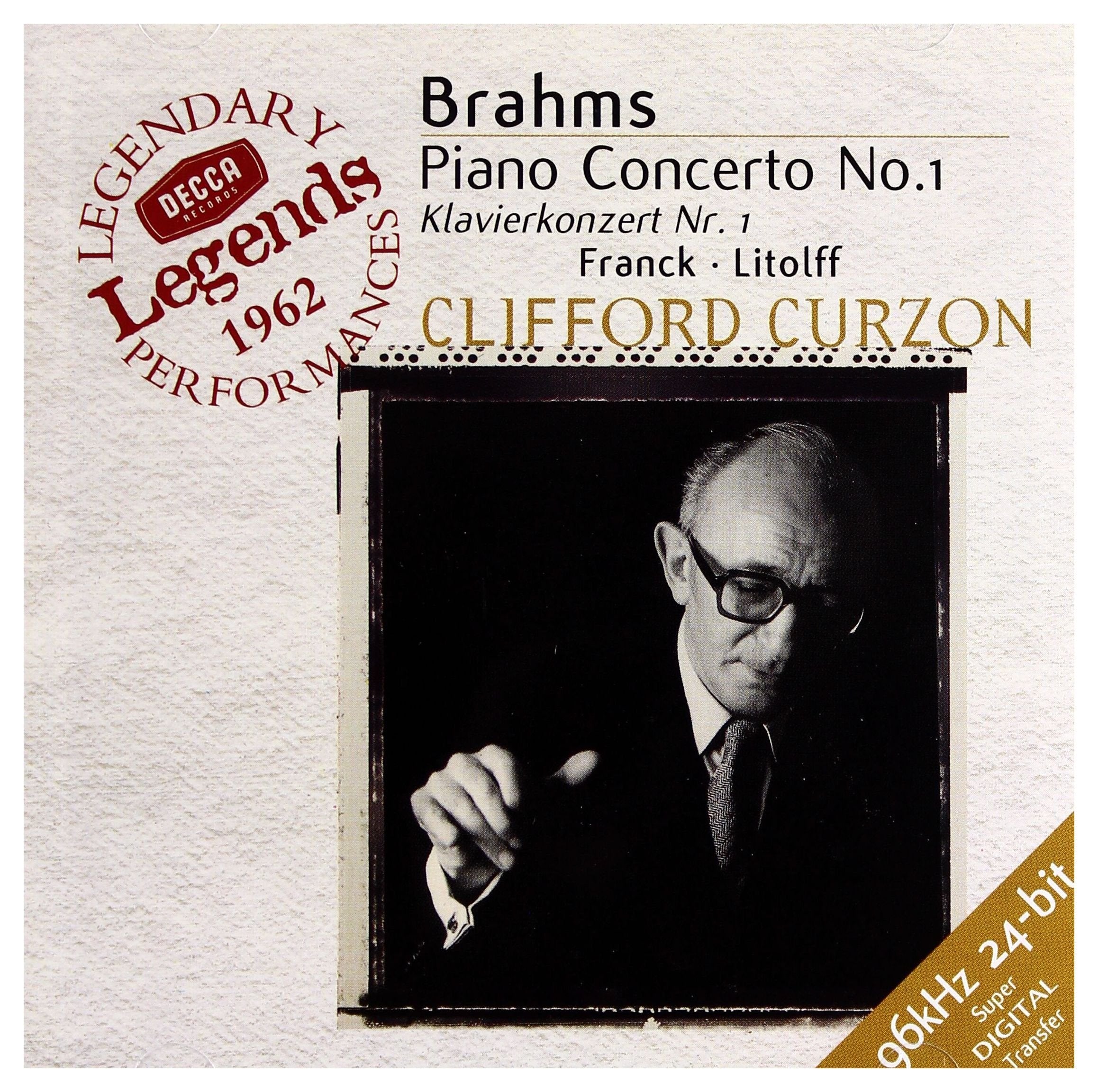 Brahms : Concerto pour piano n° 1 (coll. Legends 1962) 0028946637623