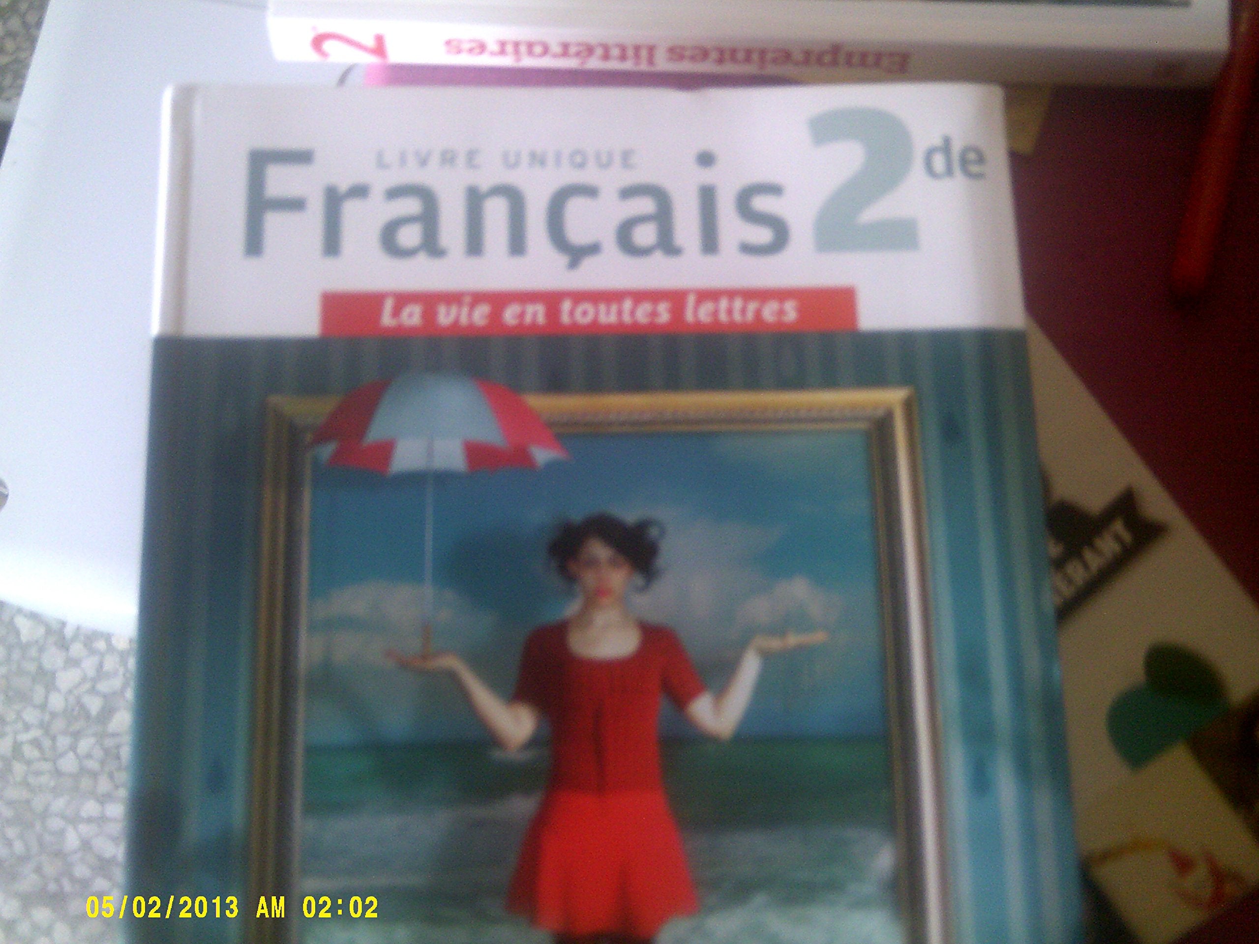 La Vie en Toutes Lettres 2de Format Compact + Livret Repères Specimen 2015 9782218980121