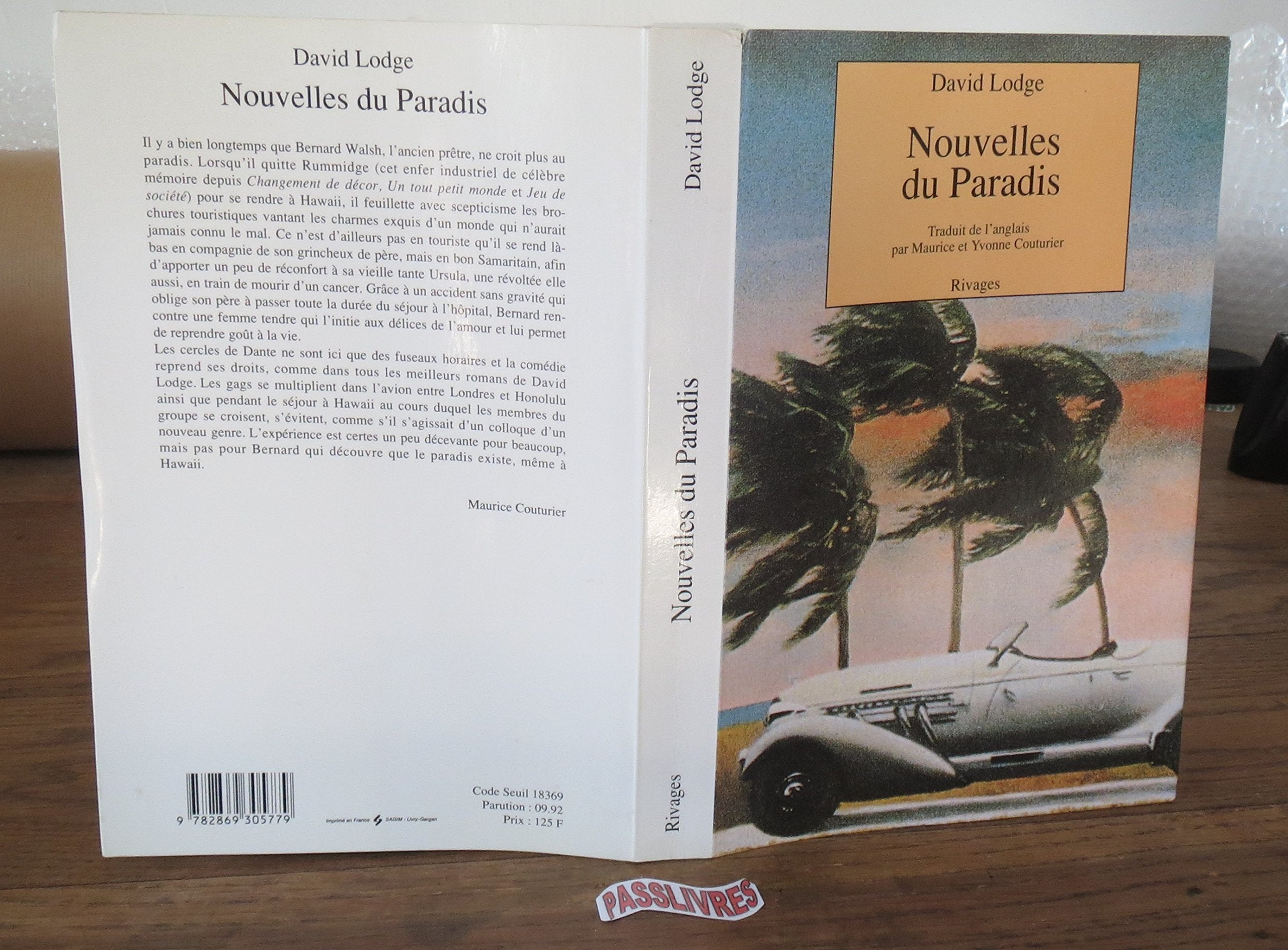 Nouvelles du paradis 9782869305779