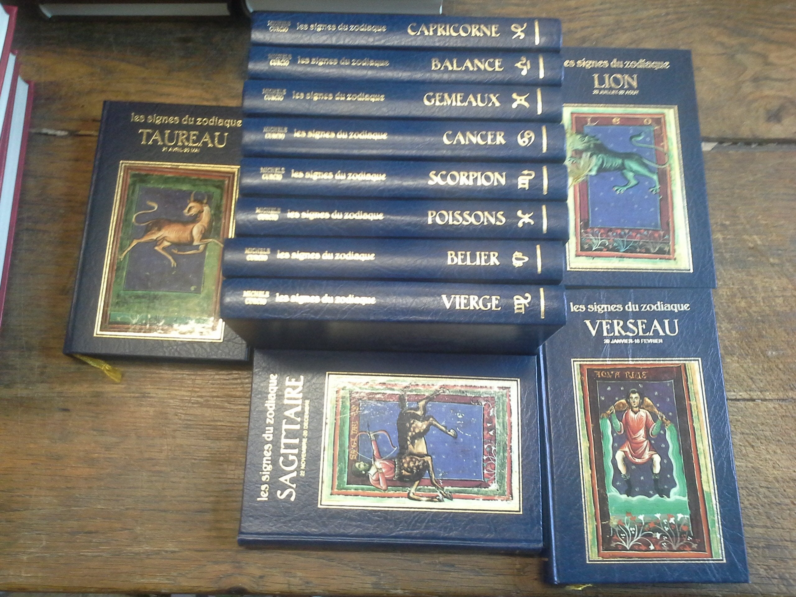 Les signes du zodiaque / Michèle Curcio Lot de 12 livres - 