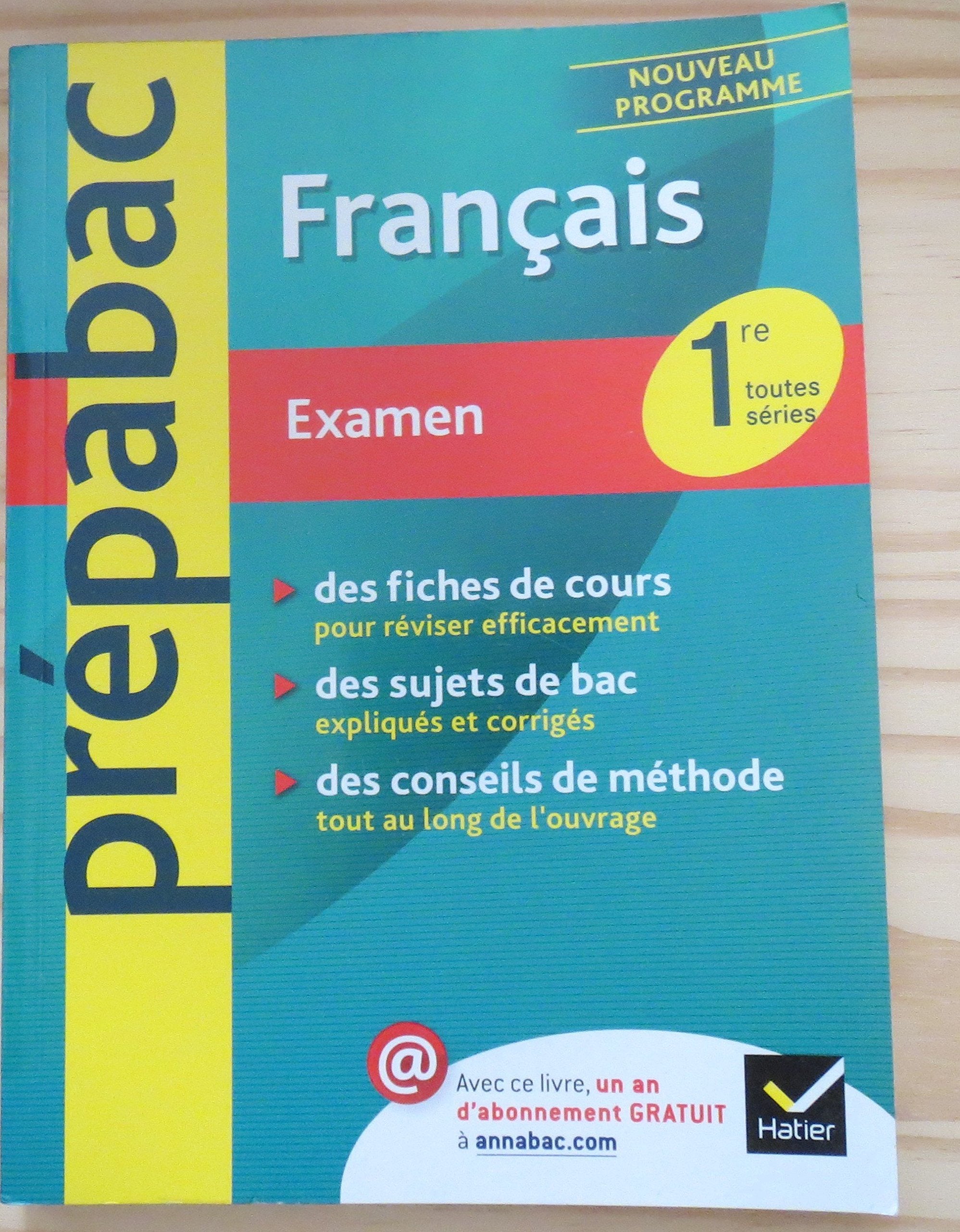 Français 1e toutes séries 9782218949067