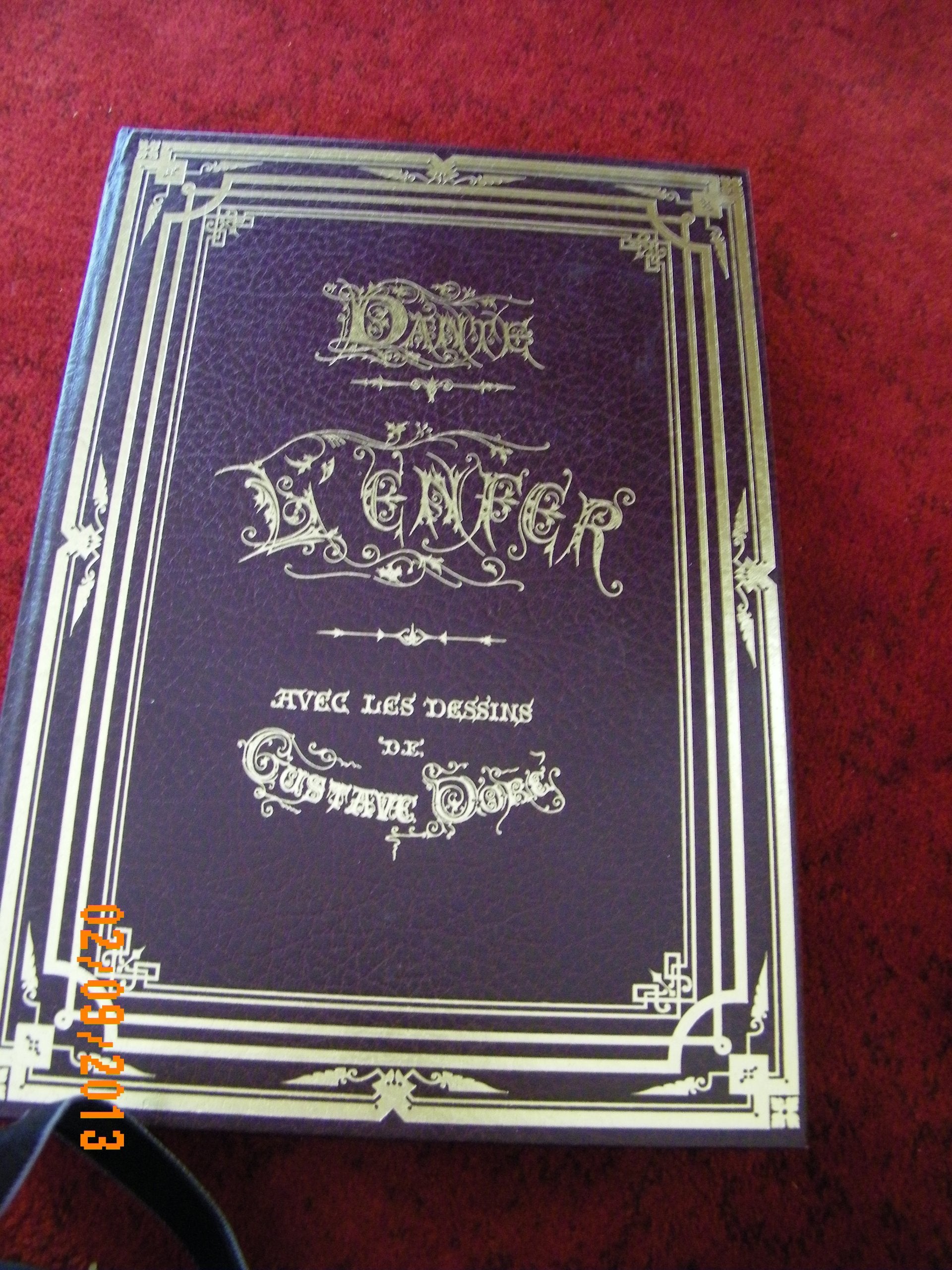 L'Enfer de Dante Alighieri, avec les dessins de Gustave Doré. Traduction française de Pier Angelo Fiorentino, accompagnée du texte italien 