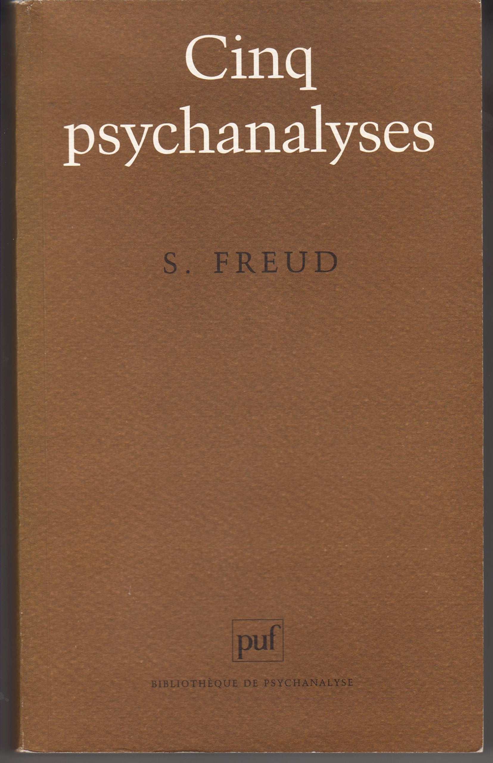 Cinq psychanalyses 9782130456209