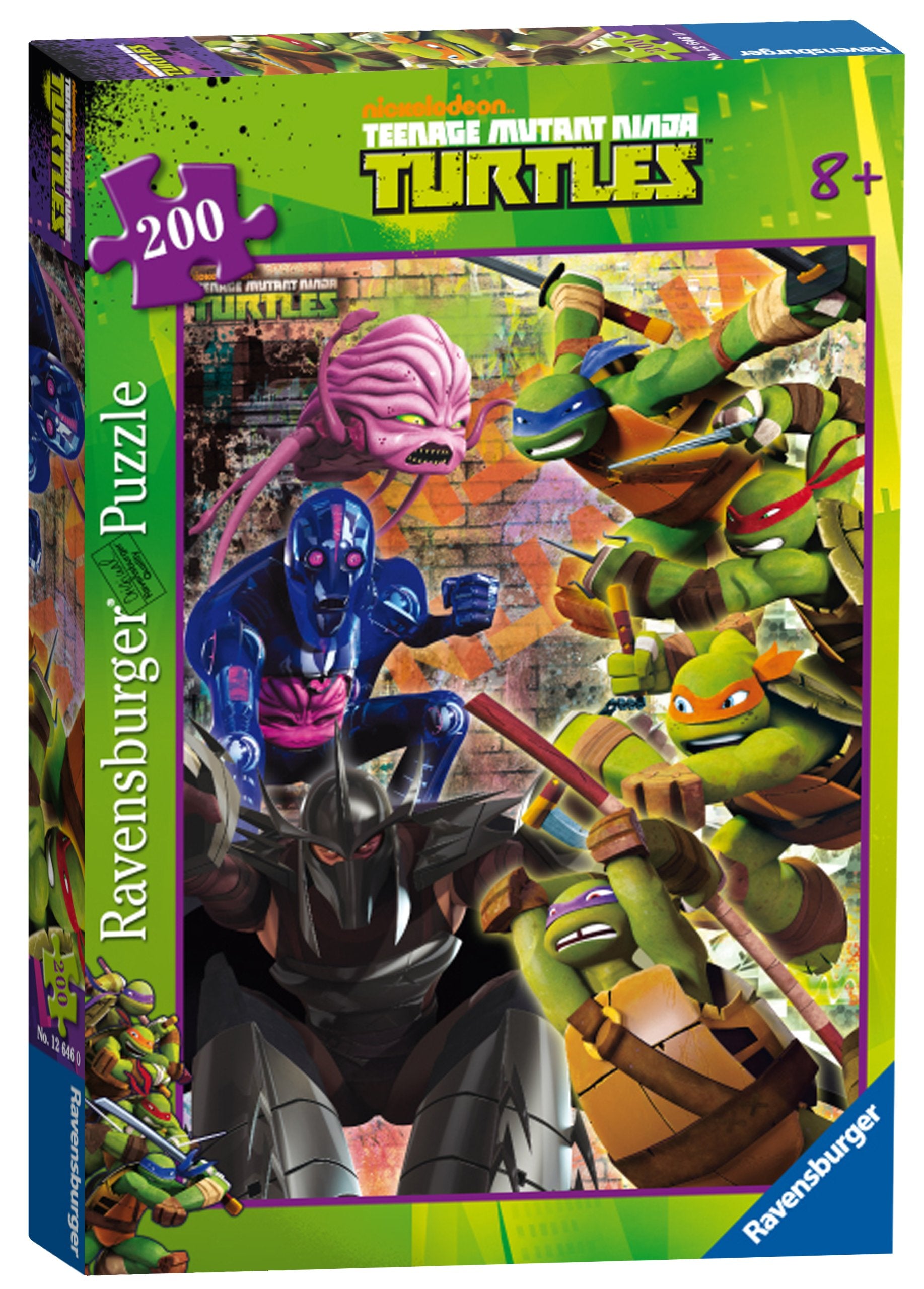 Ravensburger - 12646 - Puzzle Enfant Classique - Les Tortues Ninjas - 200 Pièces XXL 4005556126460